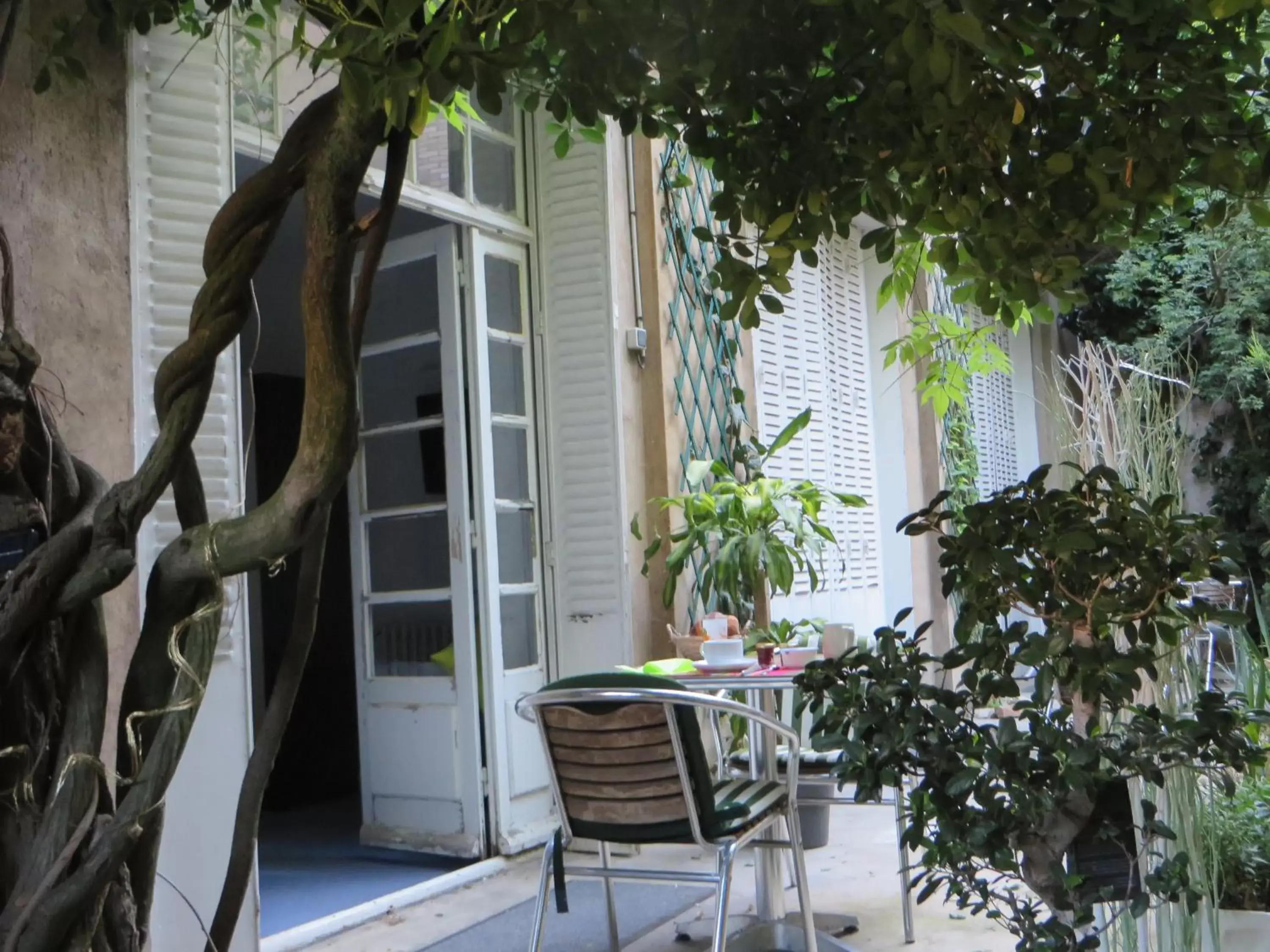 Patio in Hotel Régina