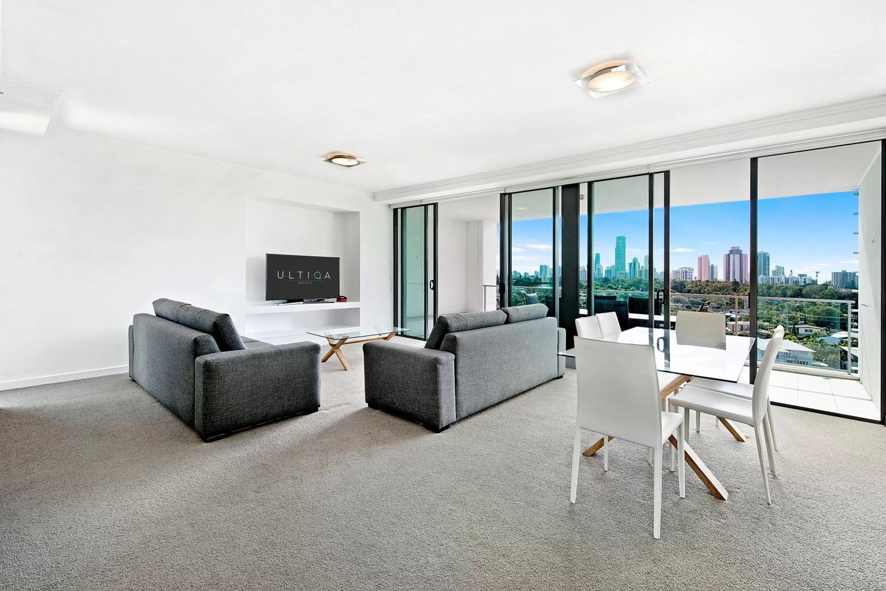Living room in ULTIQA Freshwater Point Resort Broadbeach