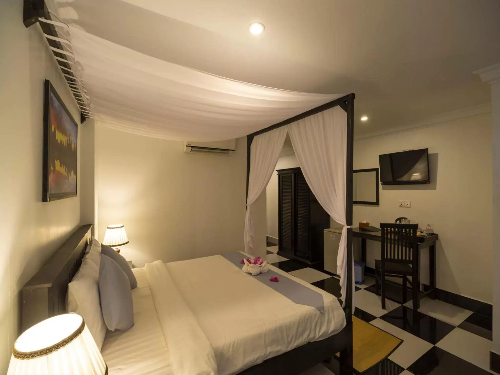 Bedroom, Bed in Rithy Rine Angkor Residence