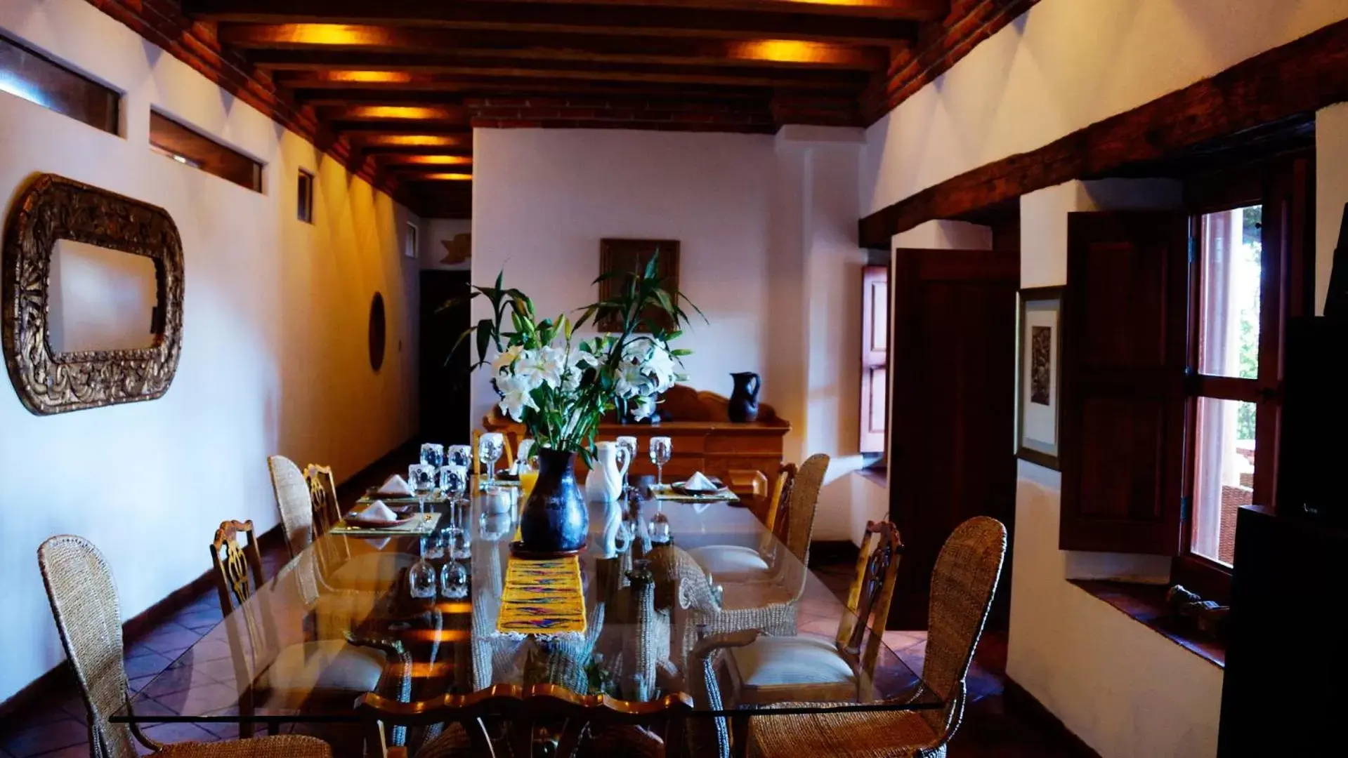 Dining area, Restaurant/Places to Eat in Hacienda Ucazanaztacua