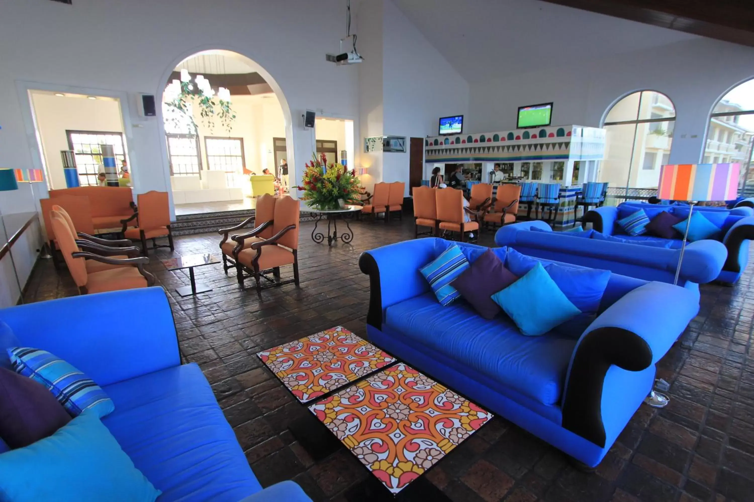 Lounge or bar, Seating Area in All Ritmo Cancun Resort & Water Park