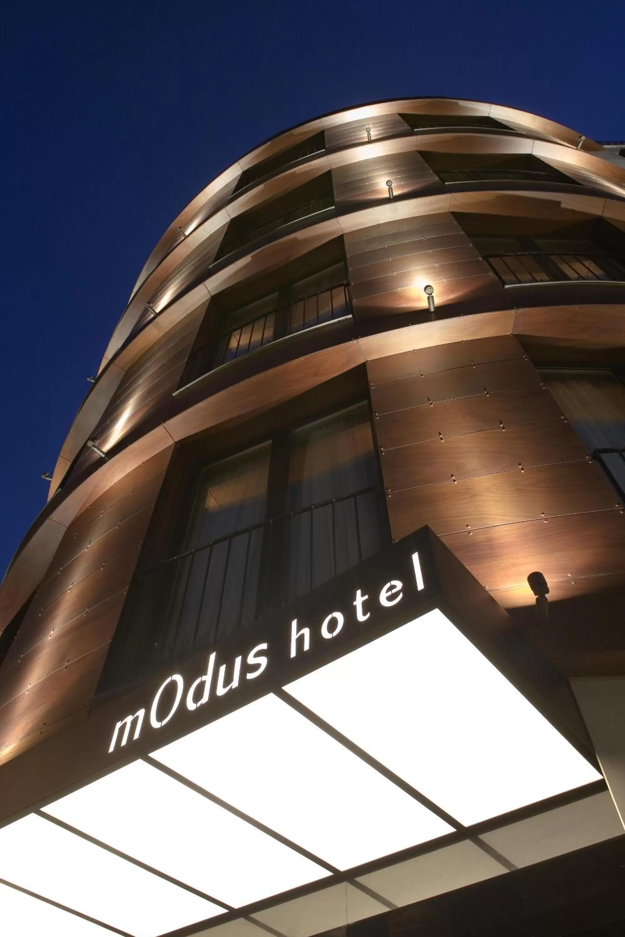 Facade/entrance in mOdus Hotel