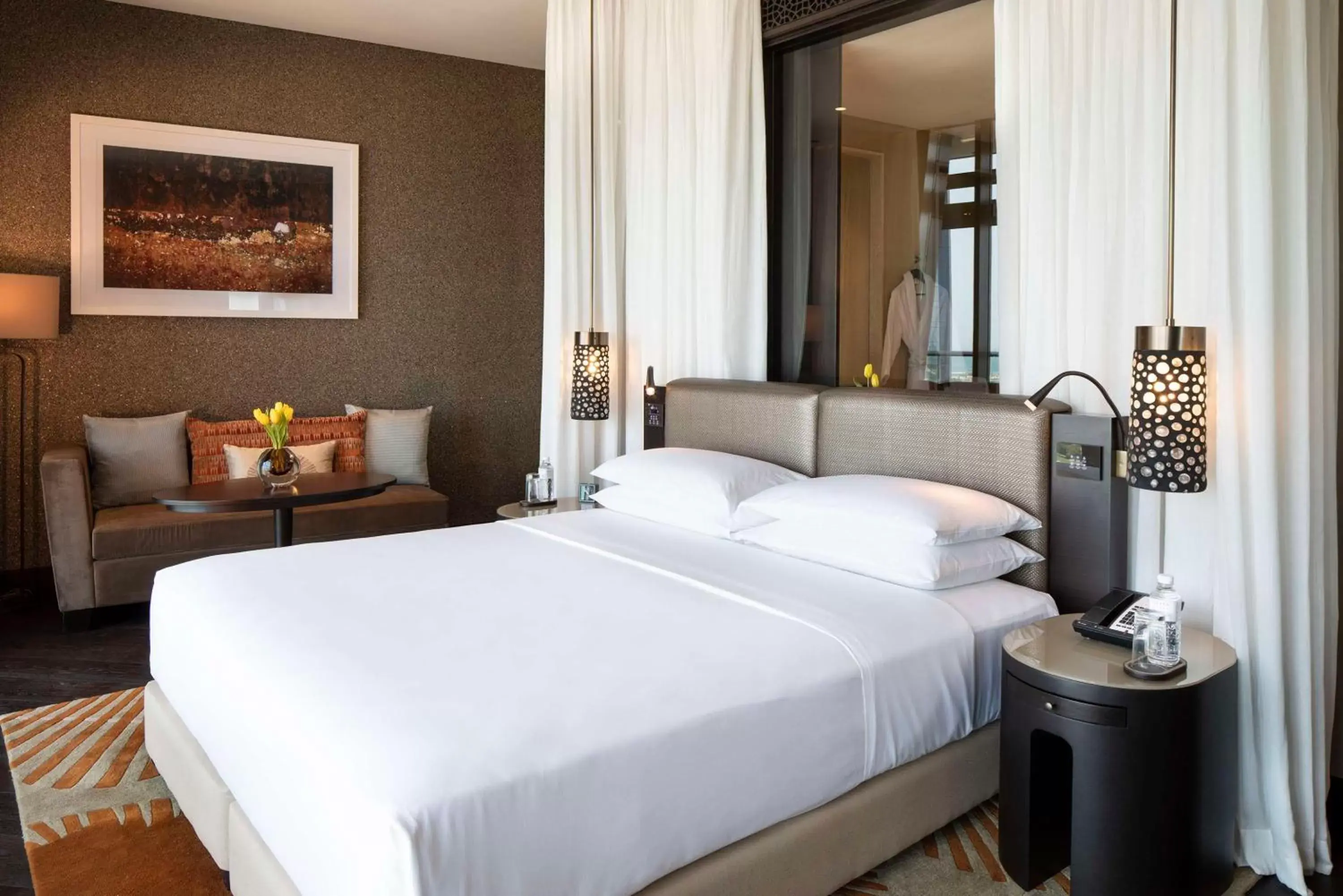 Bedroom, Bed in Grand Hyatt Abu Dhabi Hotel & Residences Emirates Pearl