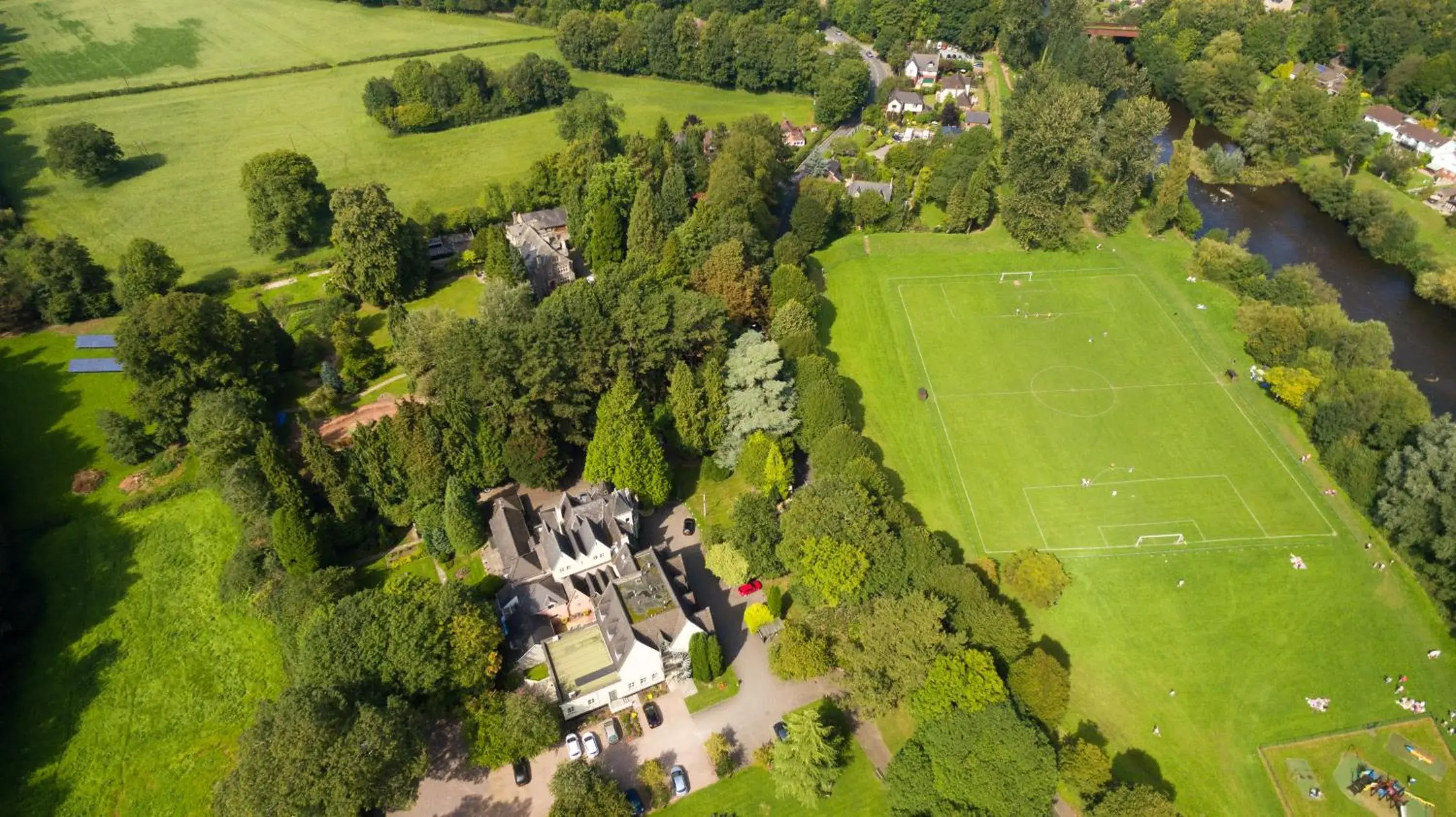 Bird's-eye View in Glen-Yr-Afon House Hotel