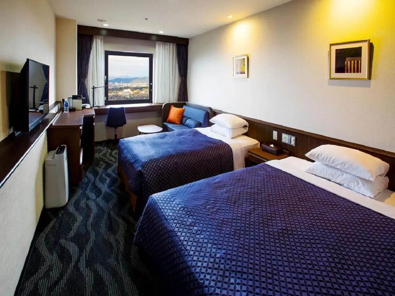 Deluxe Twin Room in Okayama International Hotel Deluxe Twin Room in Okayama International Hotel