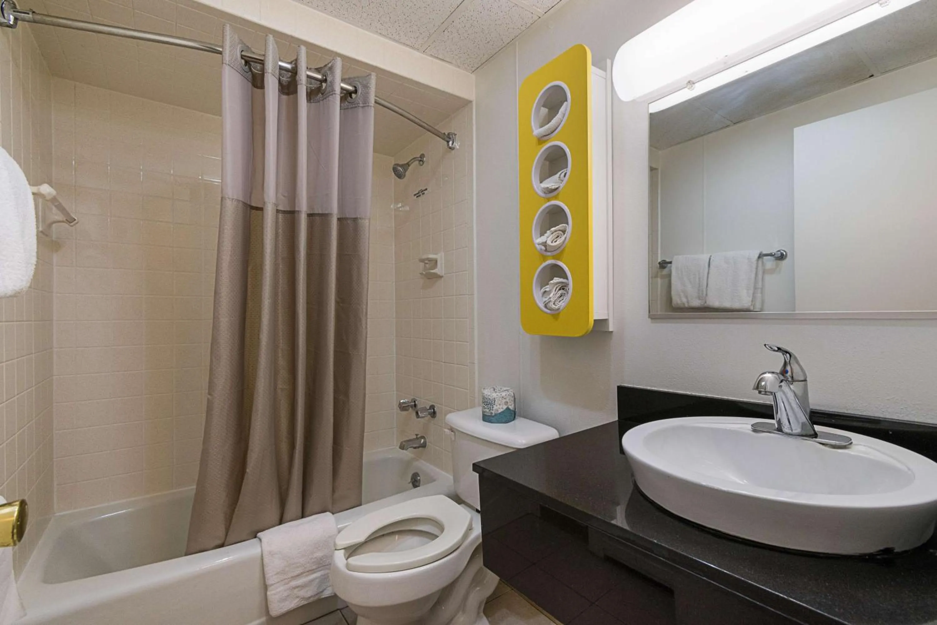 Bathroom in Motel 6-Frackville, PA