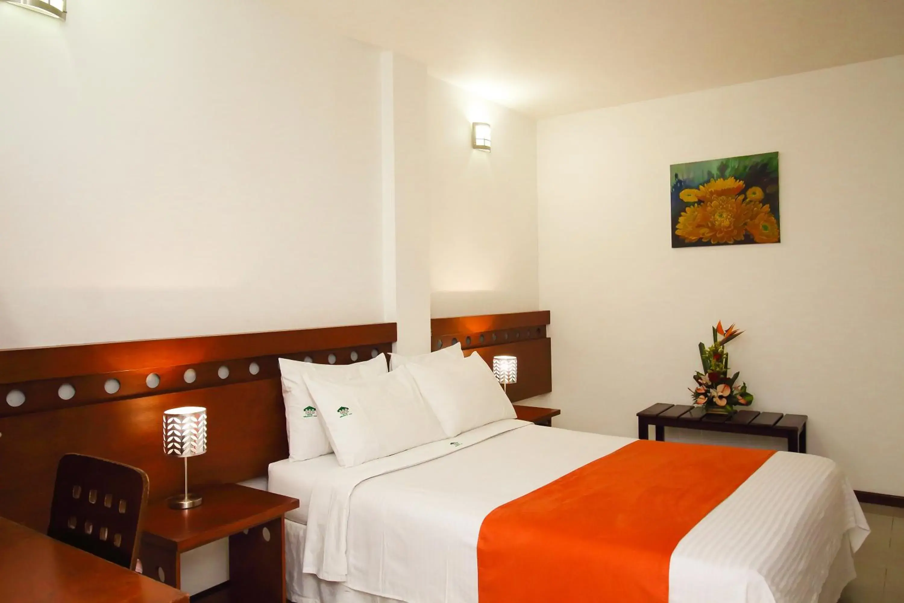 Bed in Hotel Imbanaco