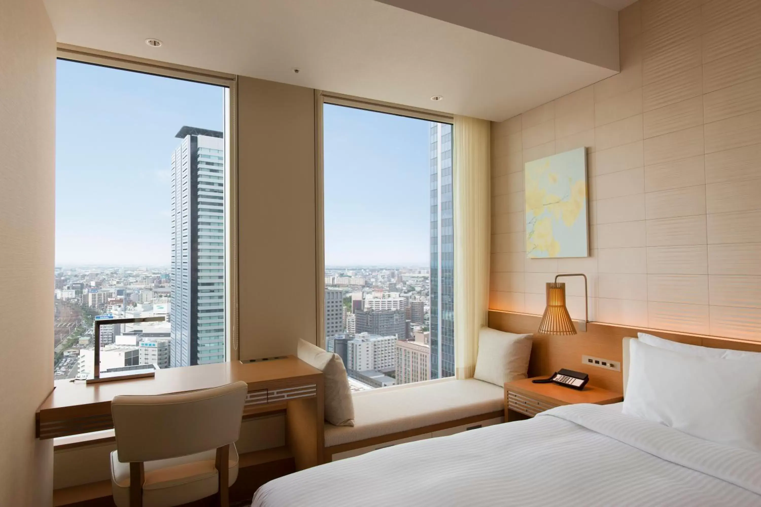 Photo of the whole room, Bed in Nagoya JR Gate Tower Hotel Photo of the whole room, Bed in Nagoya JR Gate Tower Hotel
