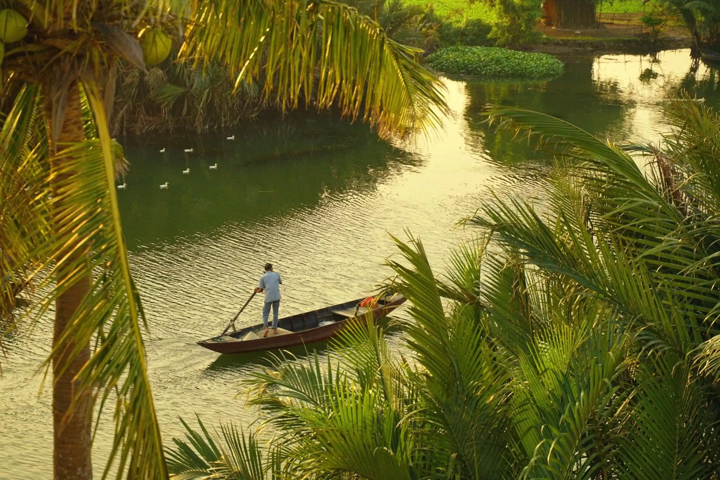 River view in Moodhoian Riverside Resort & Spa River view in Moodhoian Riverside Resort & Spa
