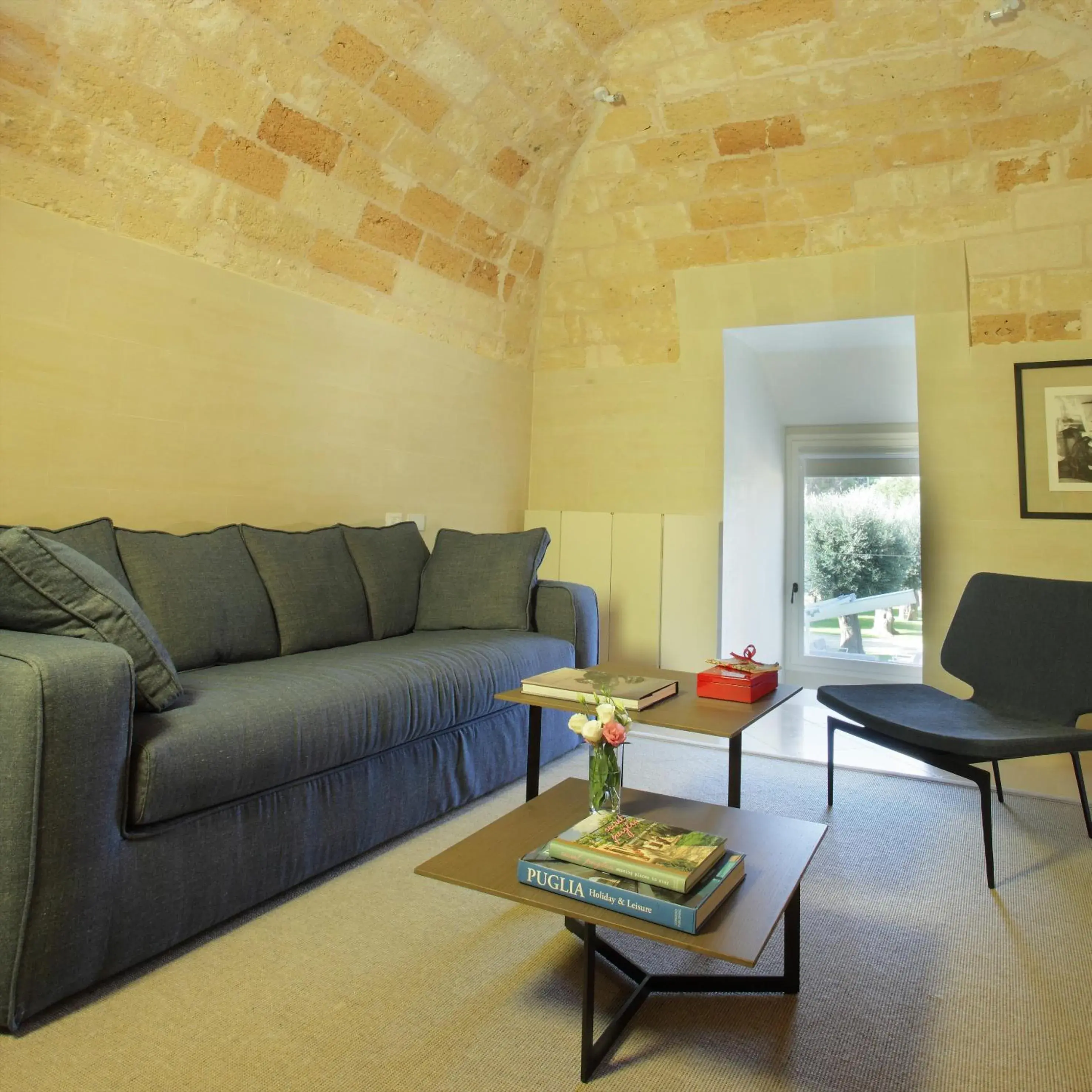 Bed, Seating Area in La Fiermontina - luxury home hotel