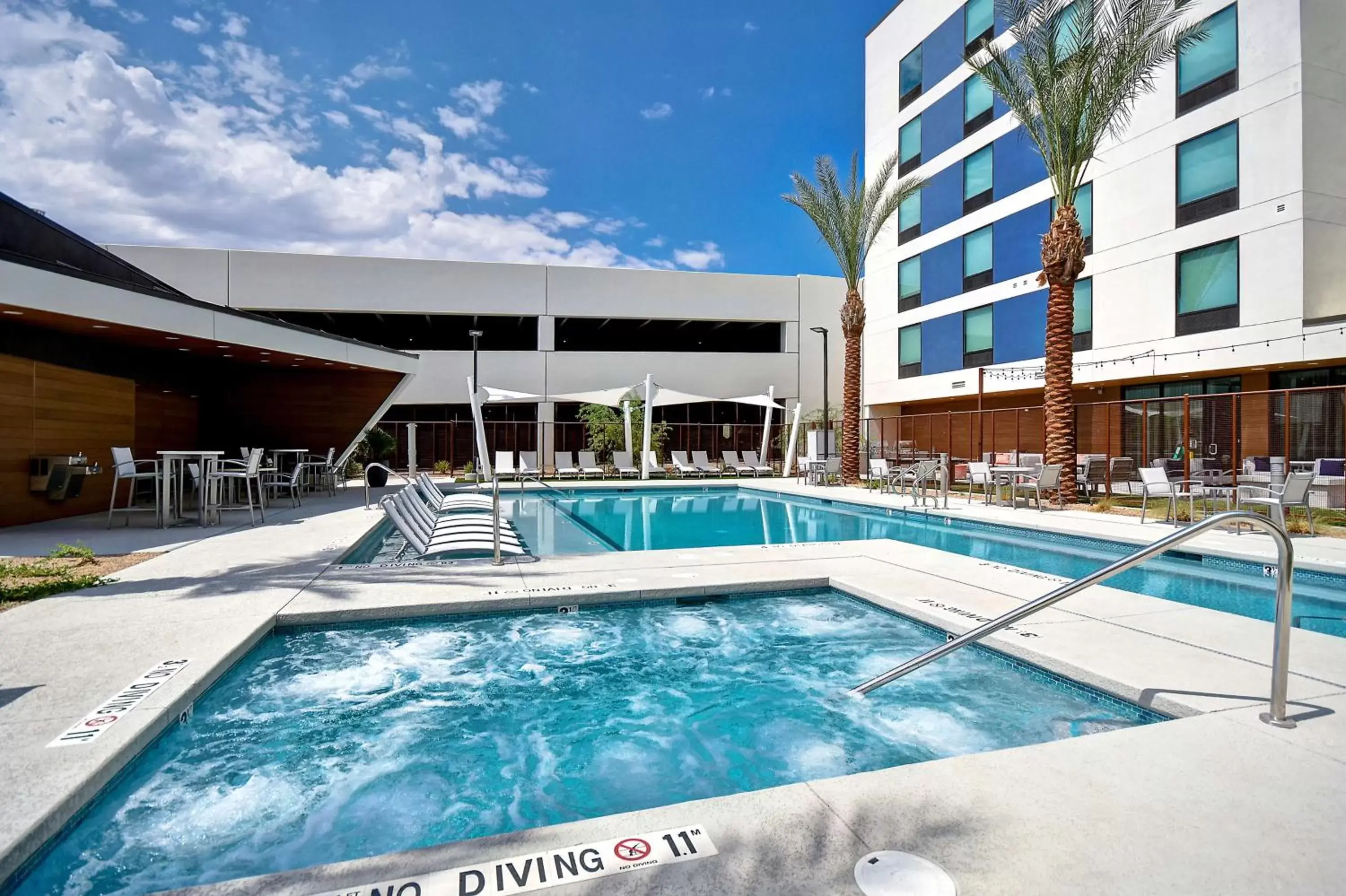 Swimming Pool in Hampton Inn & Suites Las Vegas Convention Center - No Resort Fee