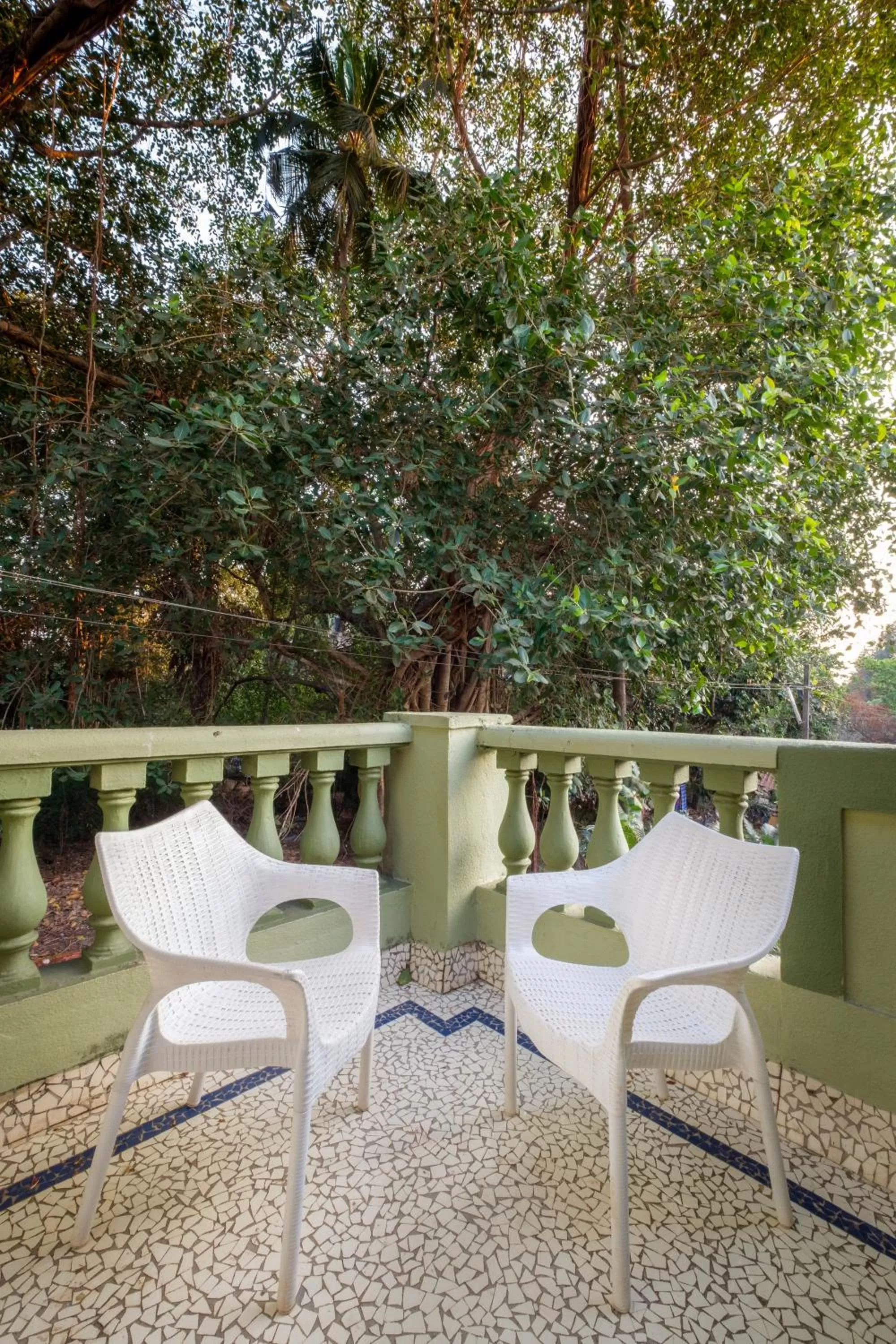Garden, Balcony/Terrace in Casa Legend Economy, Calangute Goa