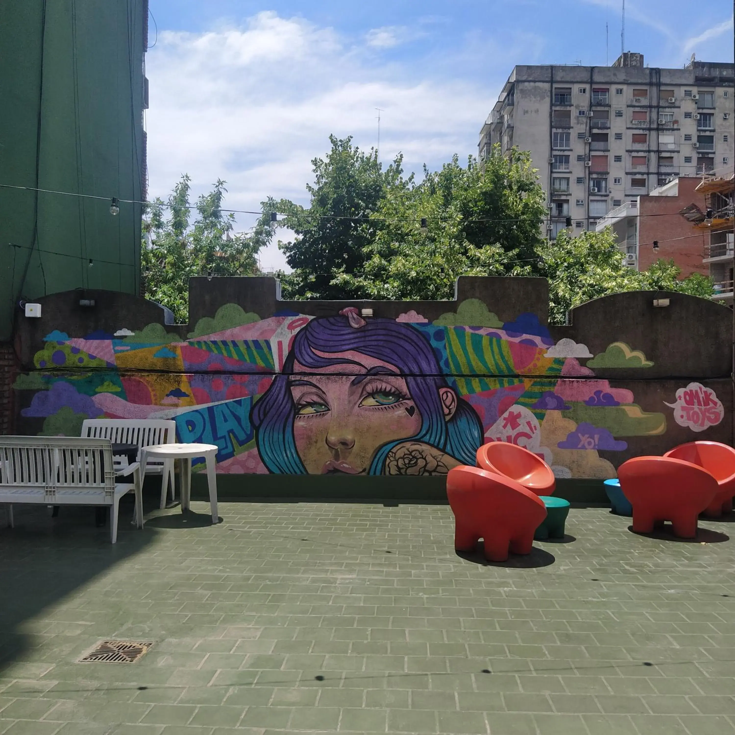 Balcony/Terrace in Play Hostel Arcos Balcony/Terrace in Play Hostel Arcos