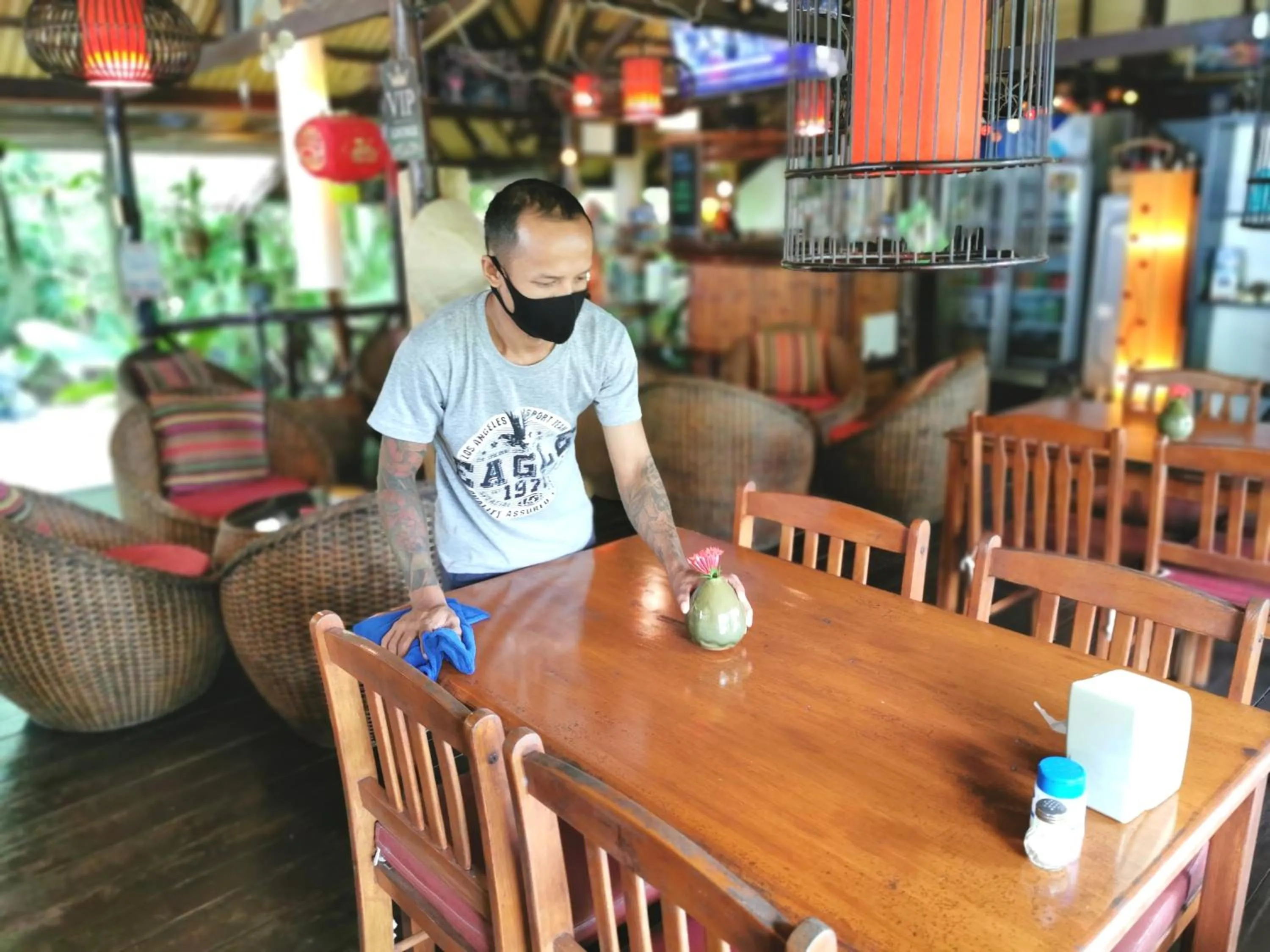 Staff in Baan Sukreep Resort