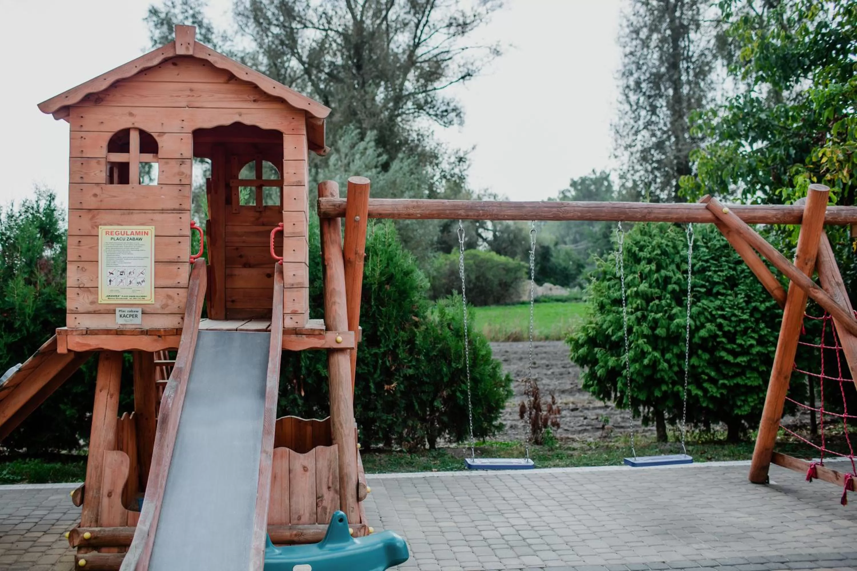 Children play ground in Gosciniec Zacisze