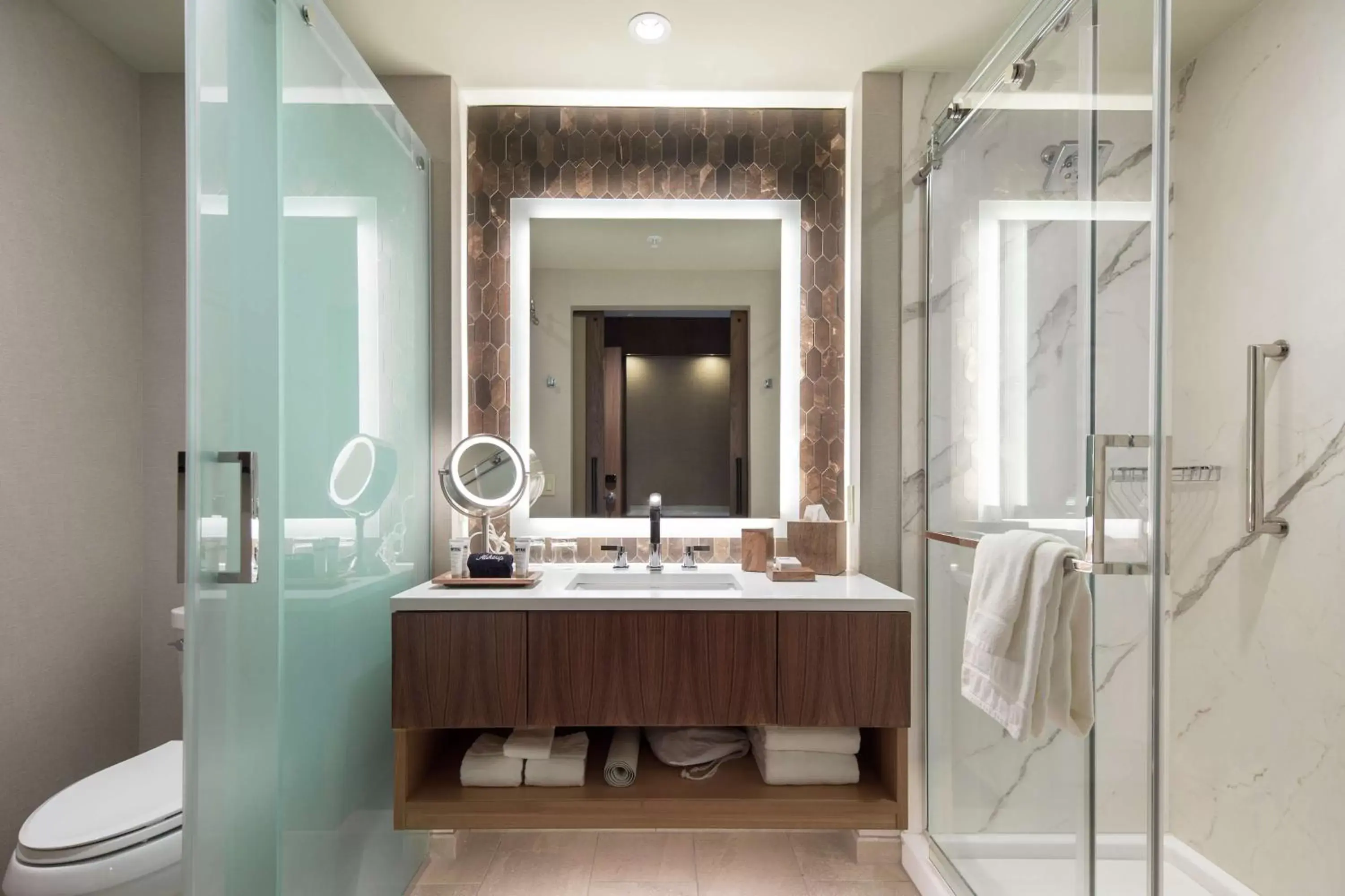 Bathroom in The Porter Portland, Curio Collection By Hilton