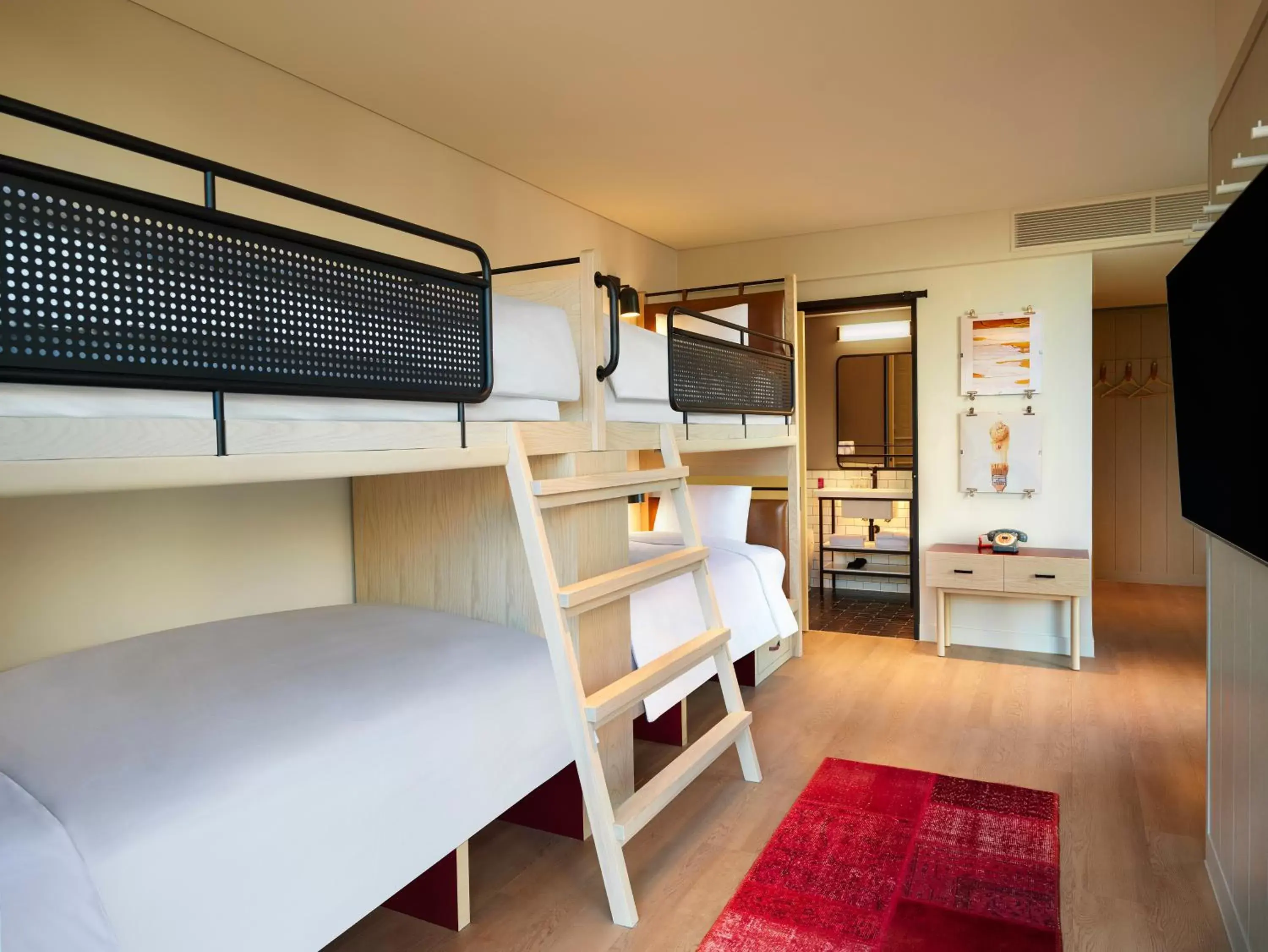 Bedroom, Bunk Bed in Moxy Seoul Myeongdong