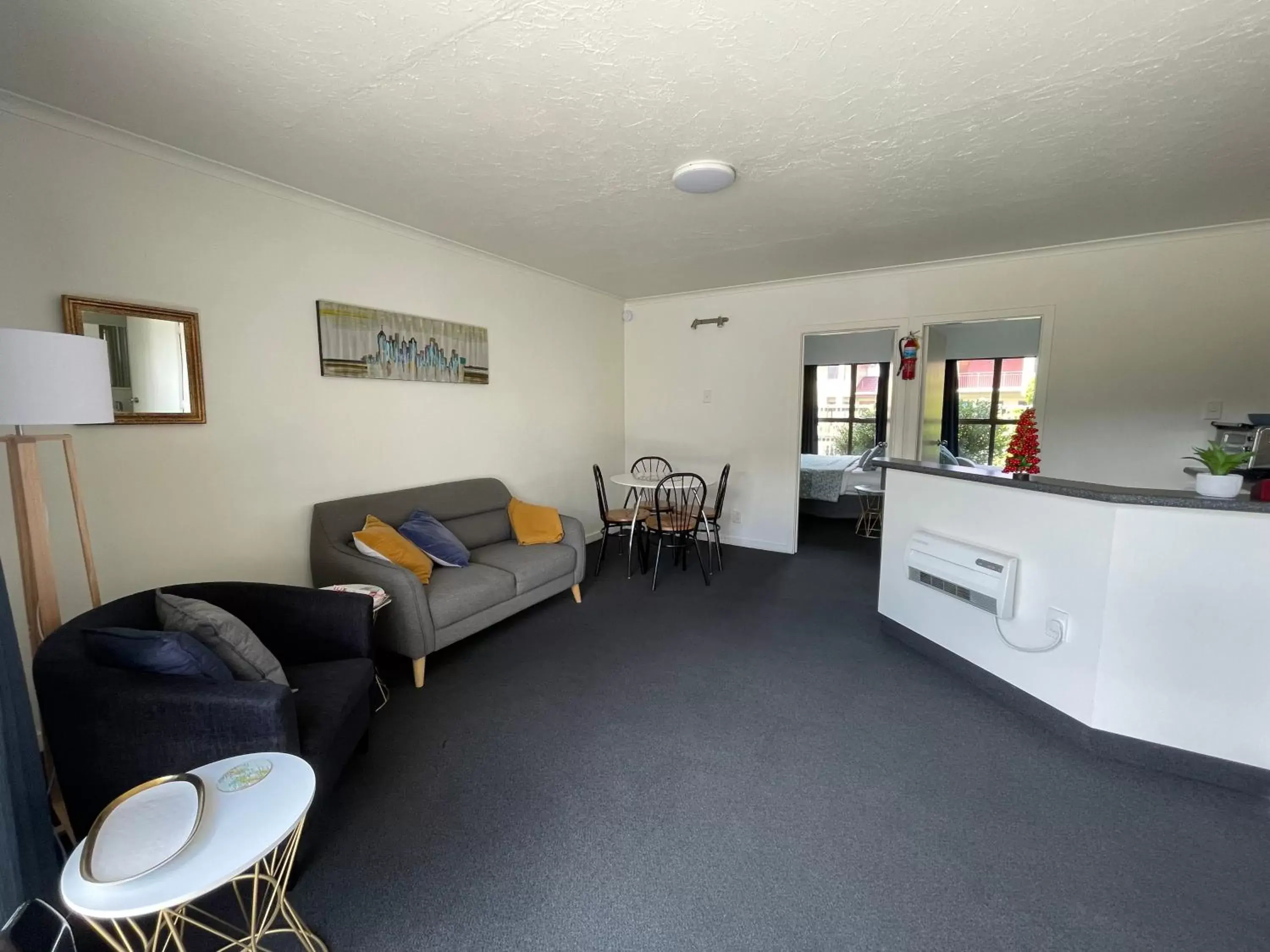 Seating Area in Colonial Motel