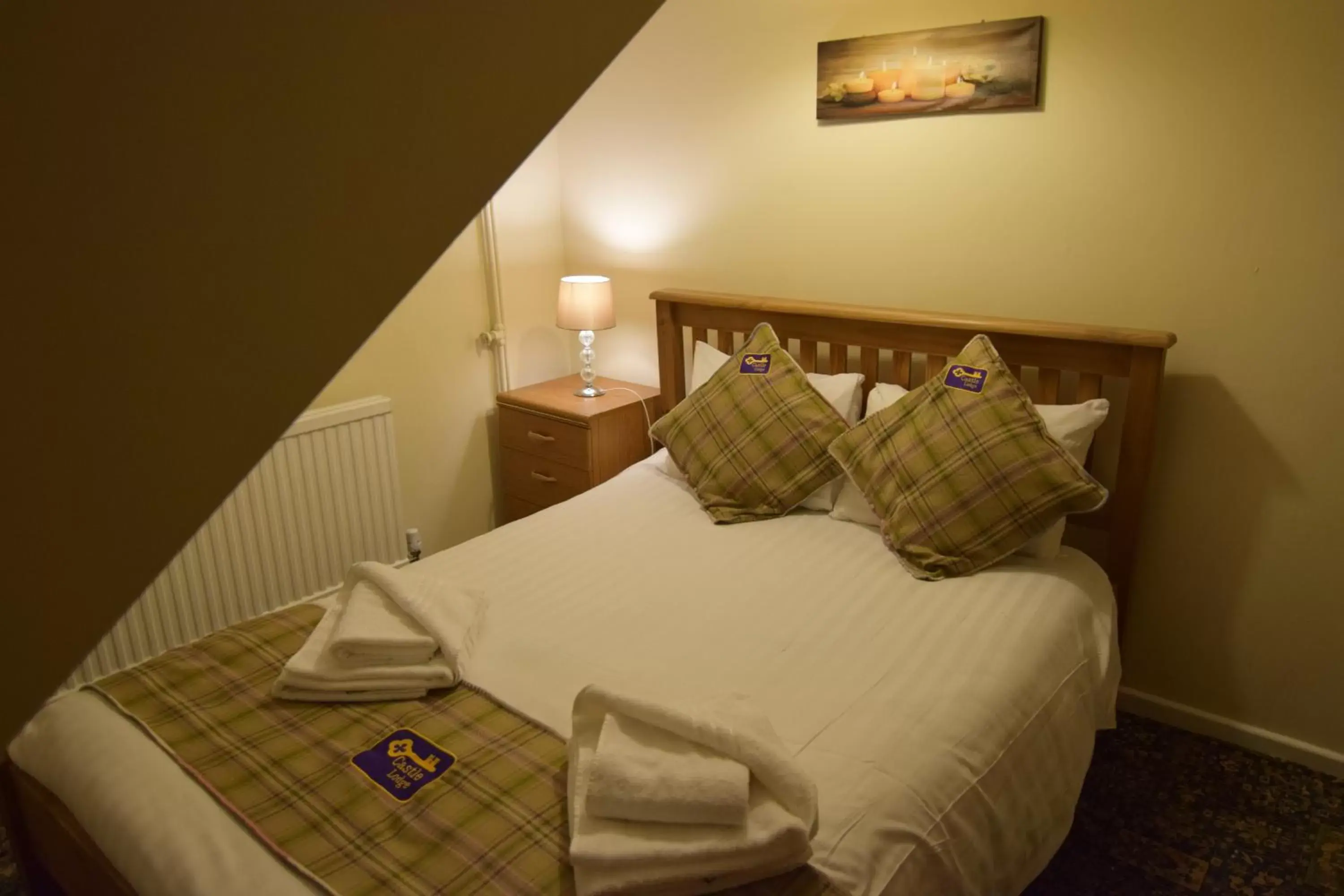 Bed in Castle Lodge