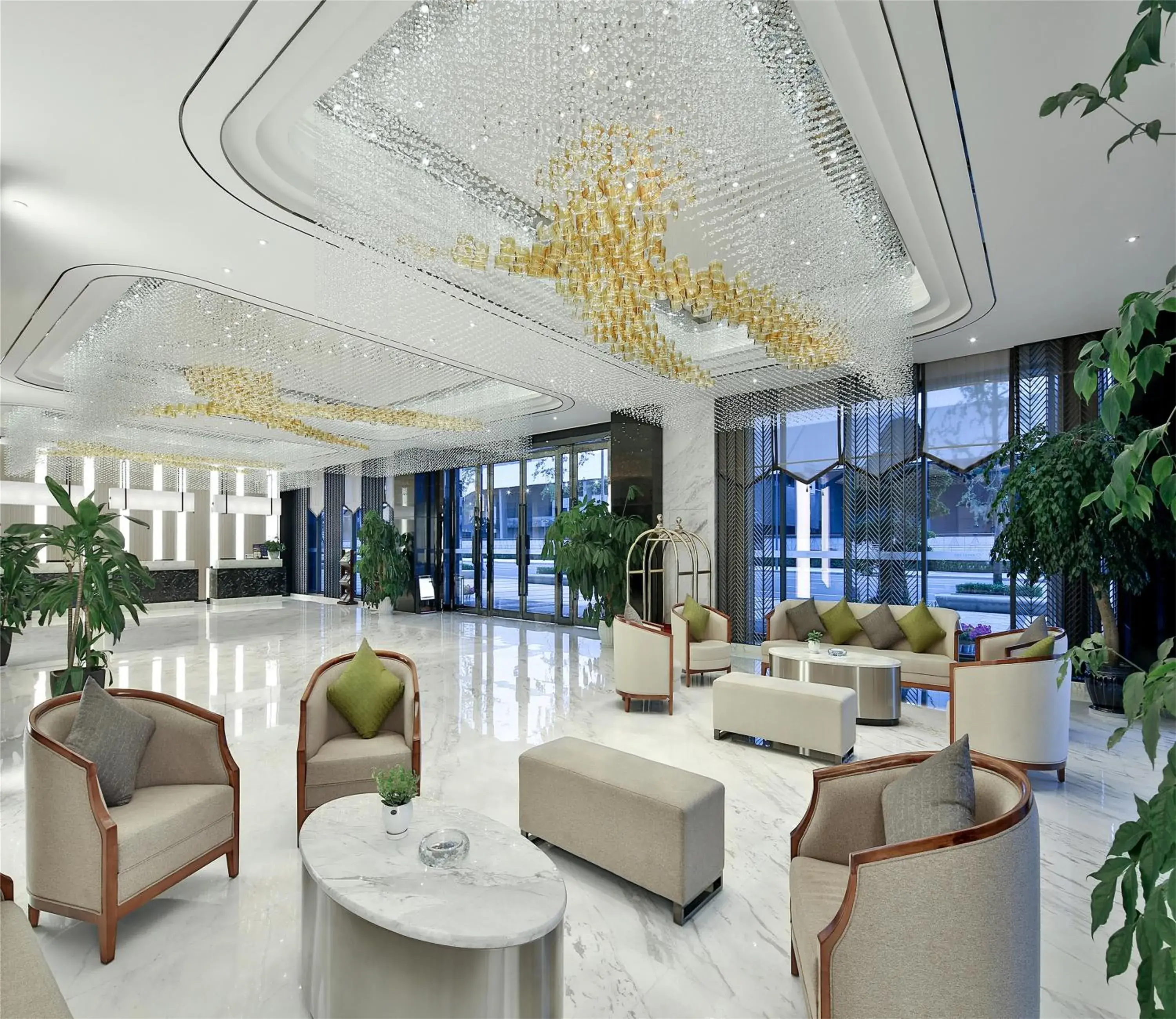Lobby/Reception in Chengdu qinhuang yongan hotel