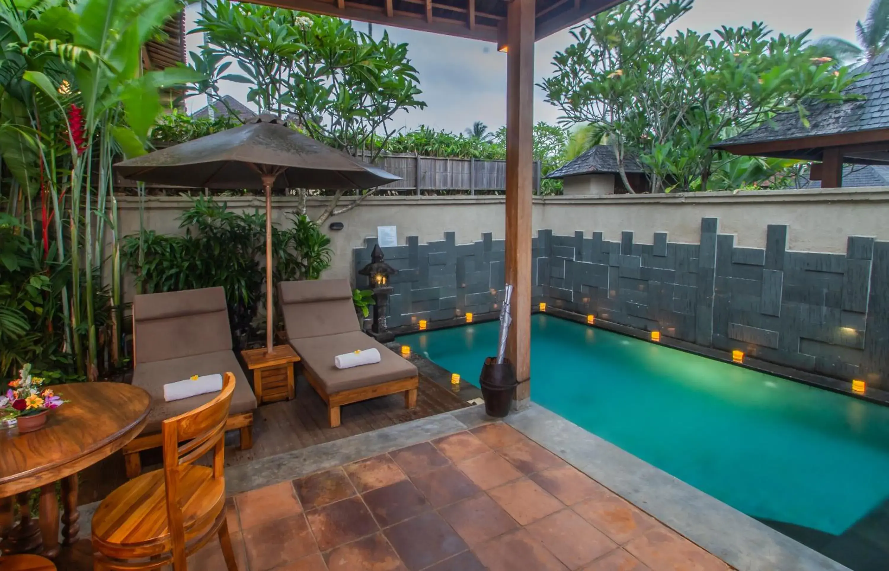 Patio, Swimming Pool in Graha Sandat Villas