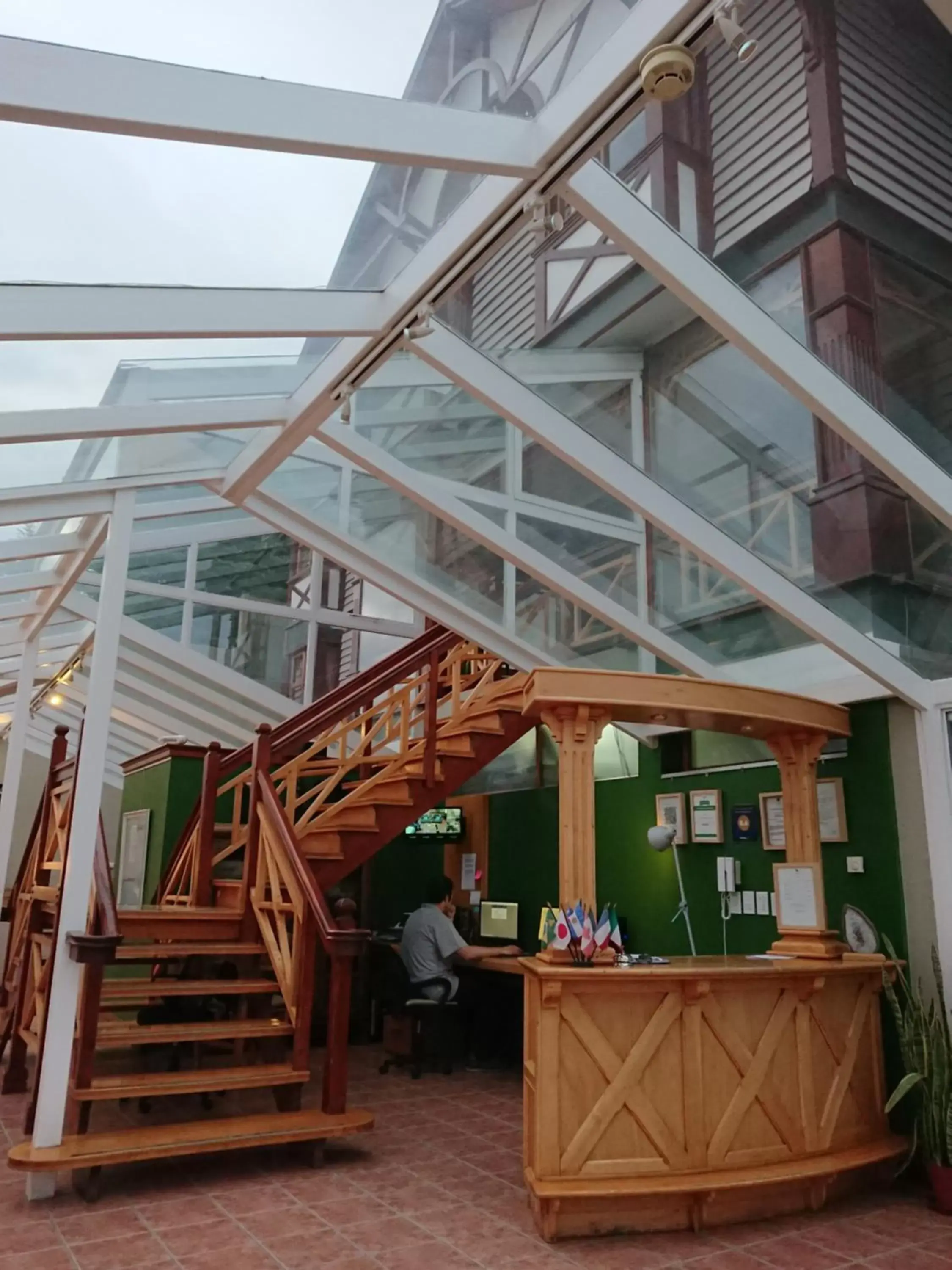 Lobby or reception in Hostería Patagonia Jarke