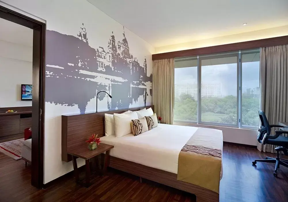 Bedroom, Mountain View in Vivanta Kolkata EM Bypass