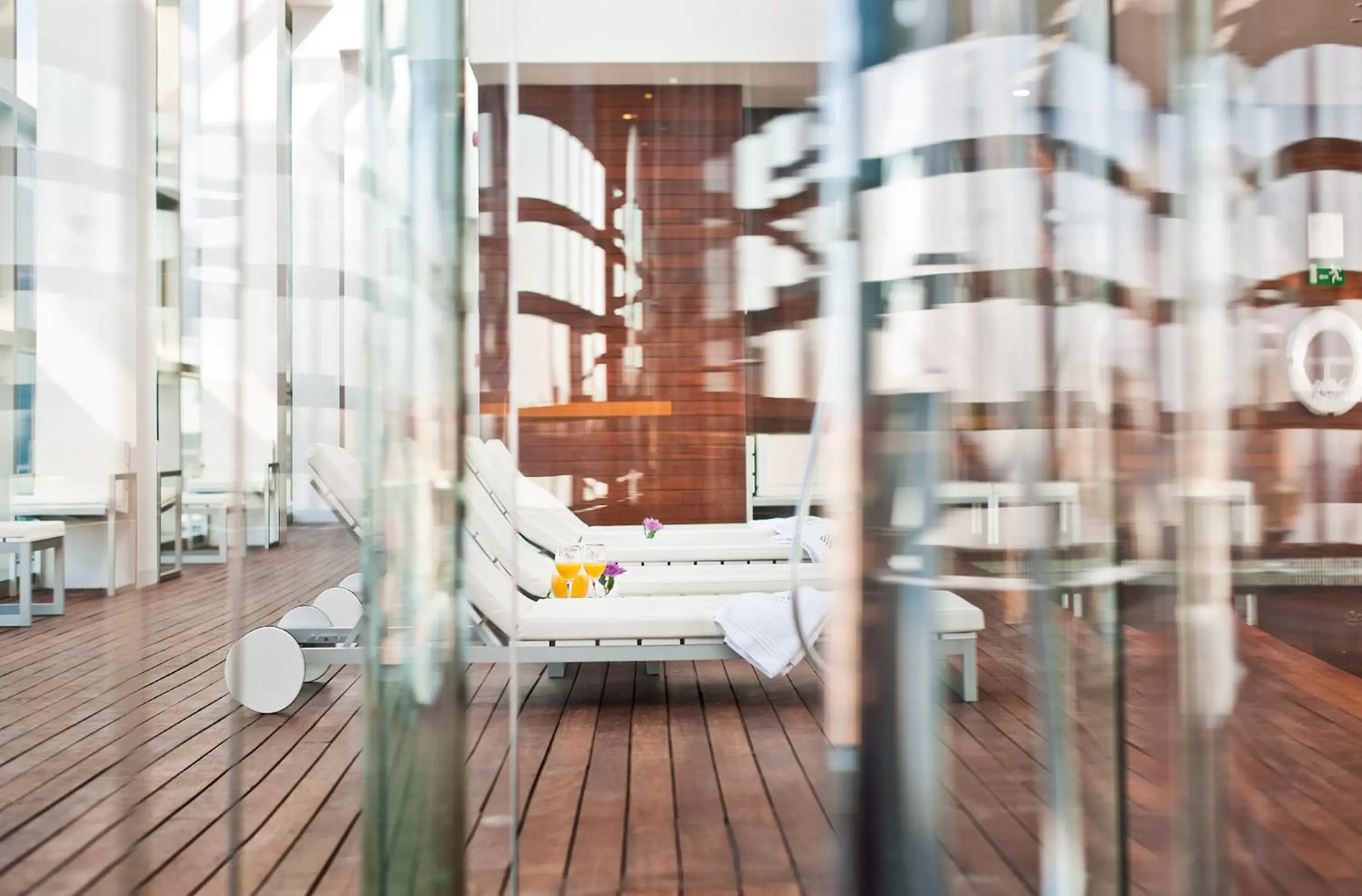 Balcony/Terrace in Hotel Reina Petronila