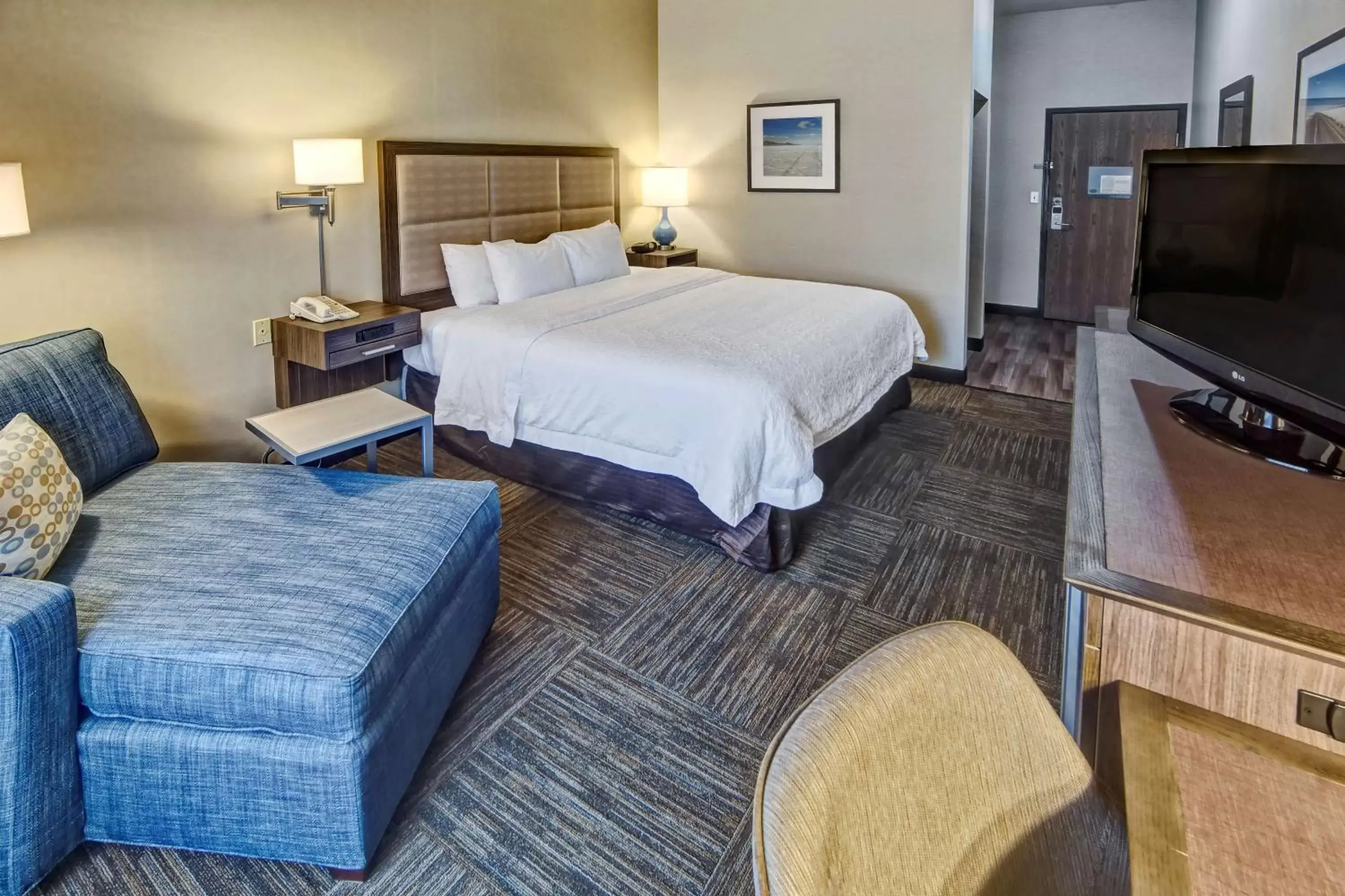 Bed in Hampton Inn Salt Lake City-Layton
