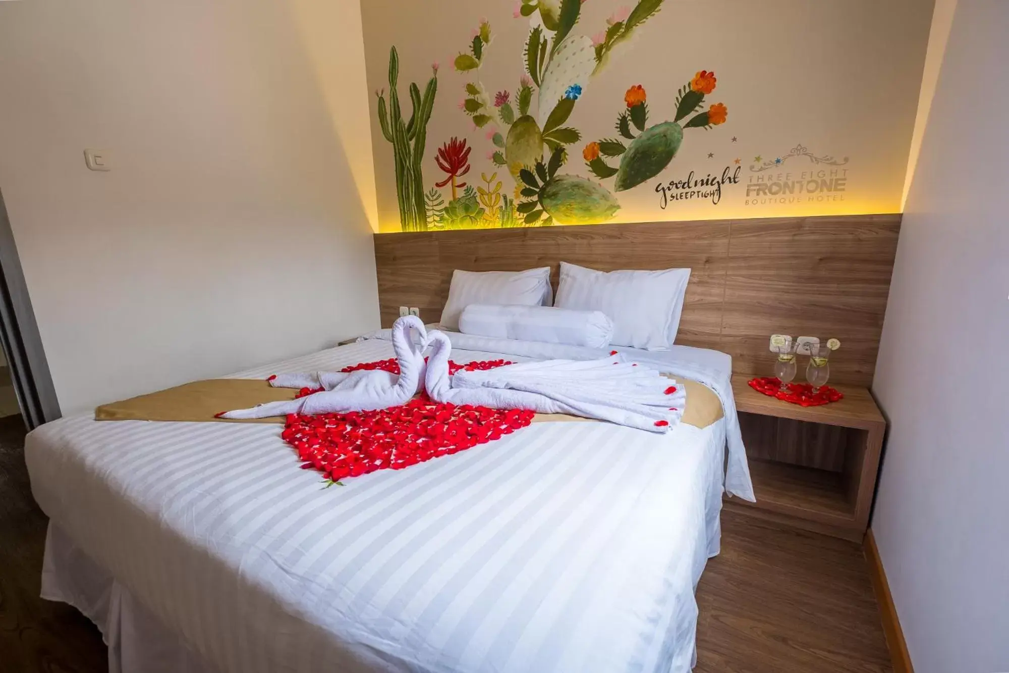 Bed in Three Eight Front One Boutique Batu Malang Bed in Three Eight Front One Boutique Batu Malang