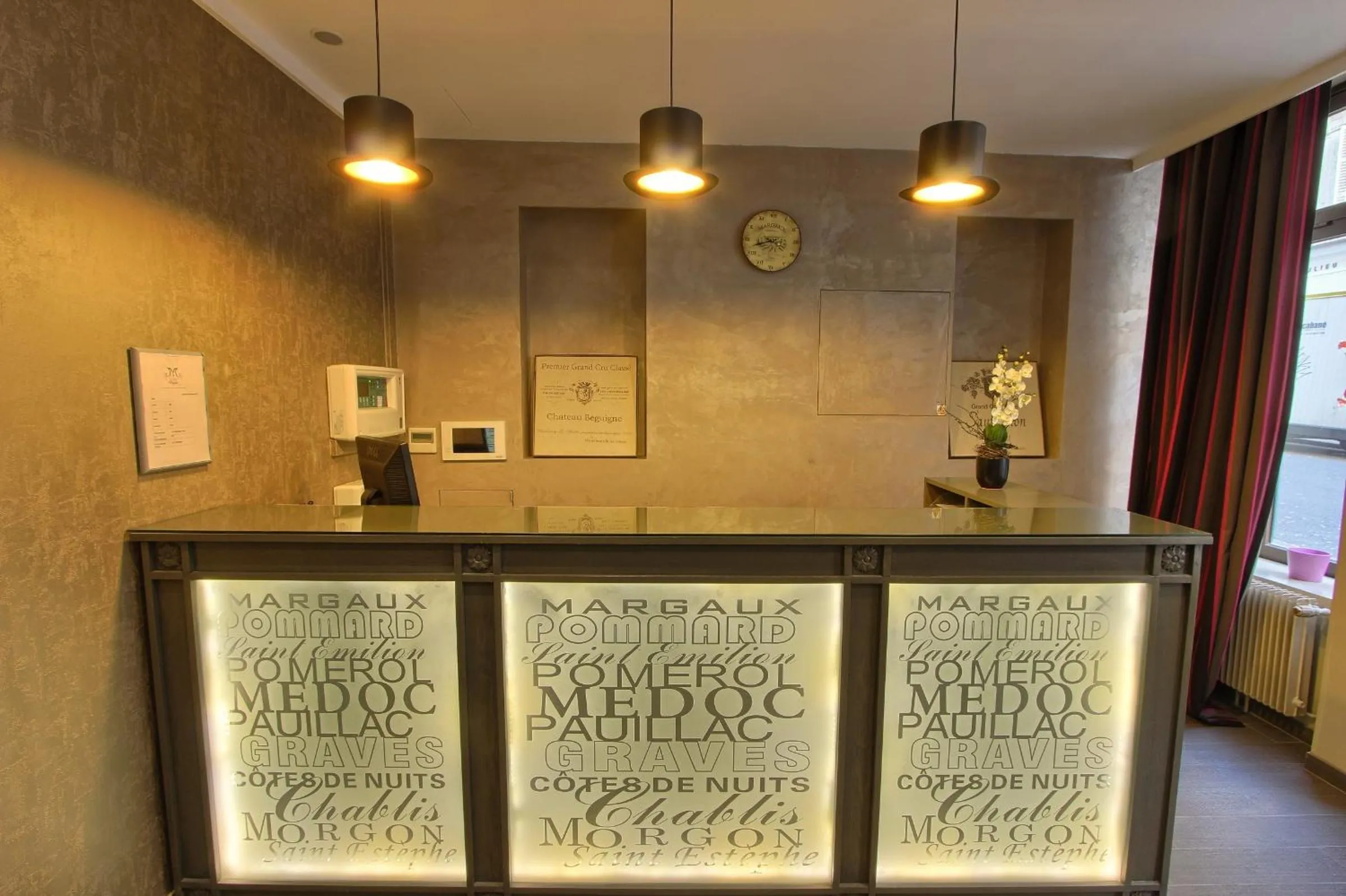 Lobby or reception in Villa Margaux Opéra Montmartre