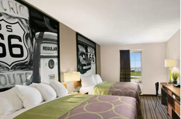 Bed in Super 8 by Wyndham Stafford/Springfield Area