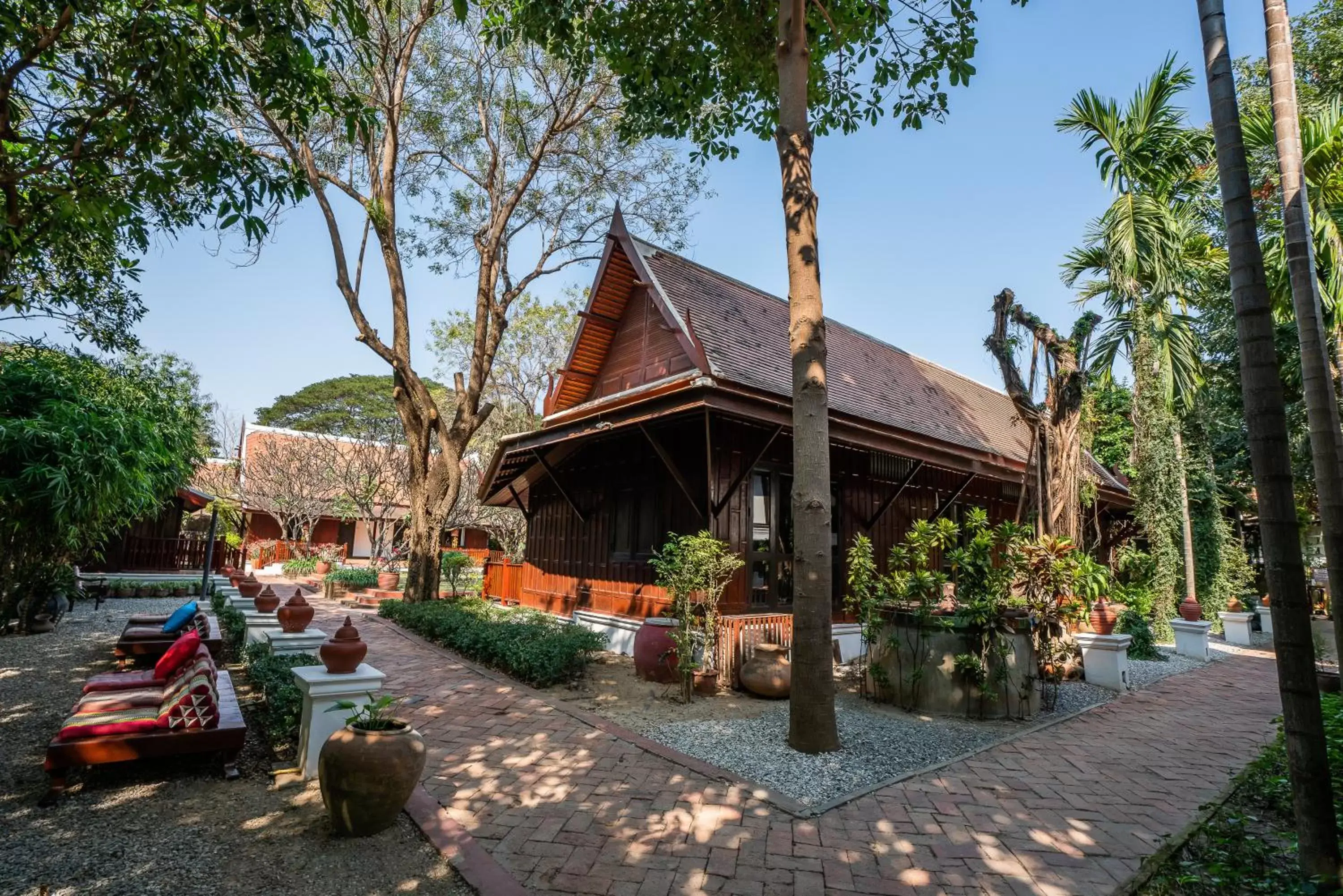 Decorative detail, Property Building in Legendha Sukhothai Hotel - SHA certified