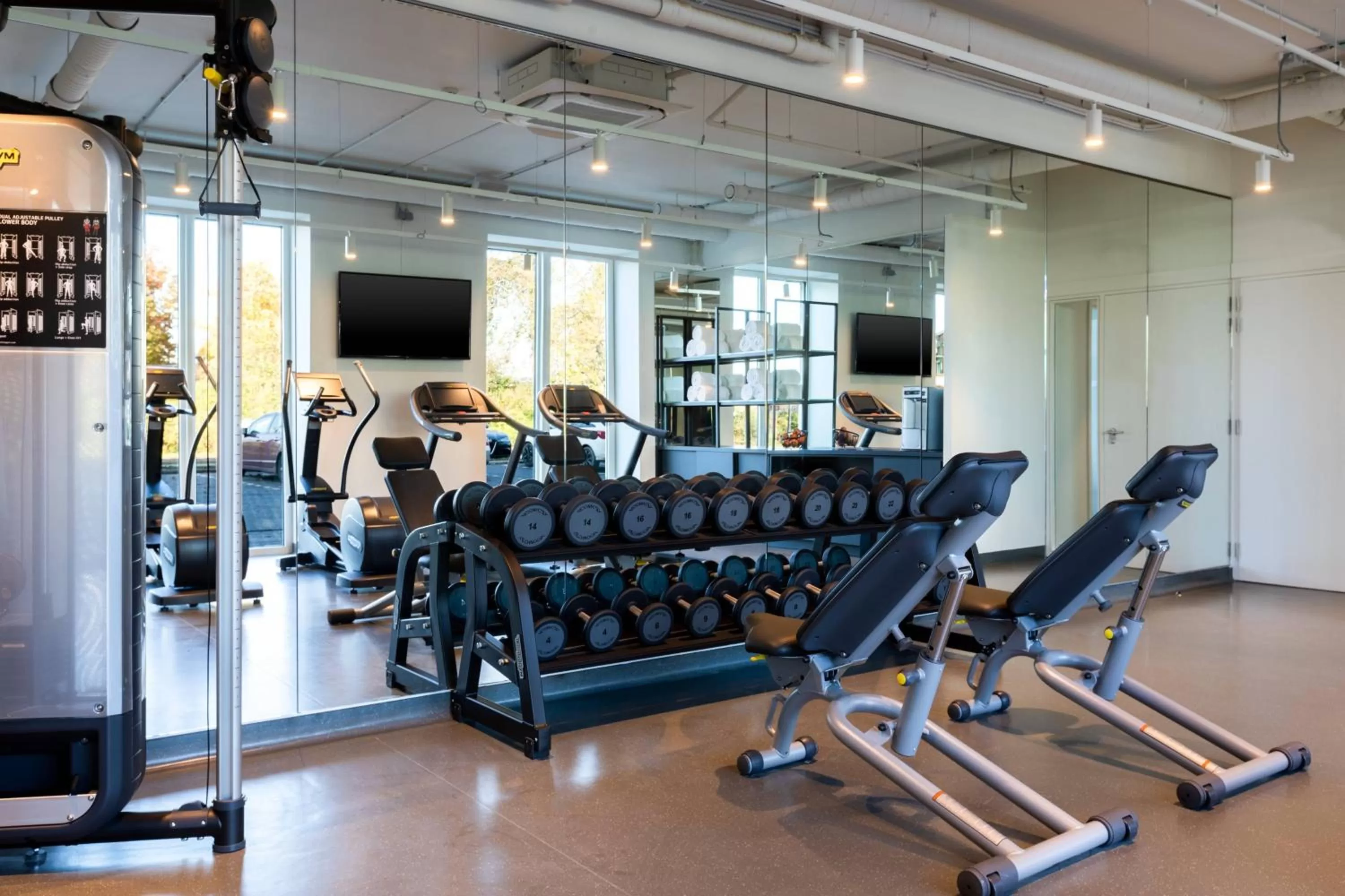 Fitness centre/facilities in Residence Inn by Marriott Ghent