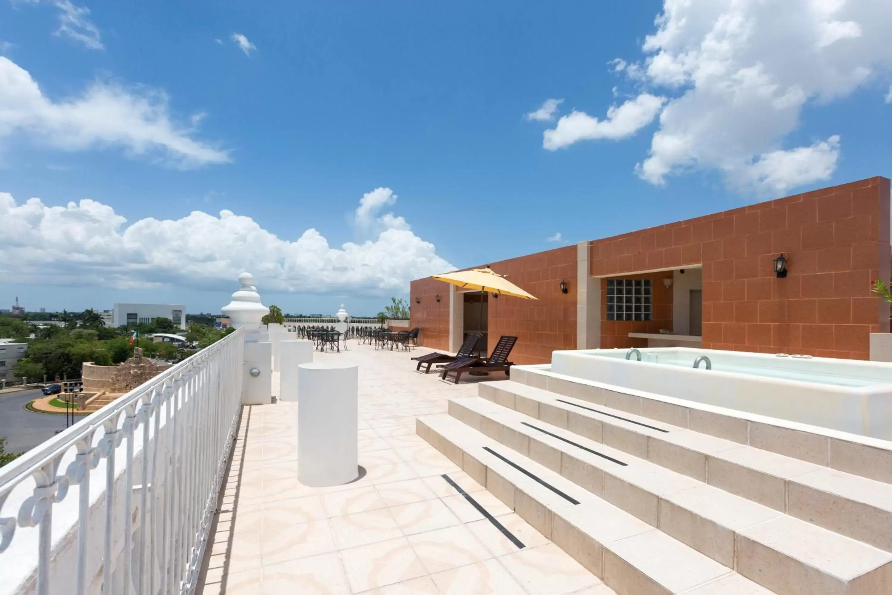 Balcony/Terrace in Hotel Victoria Merida