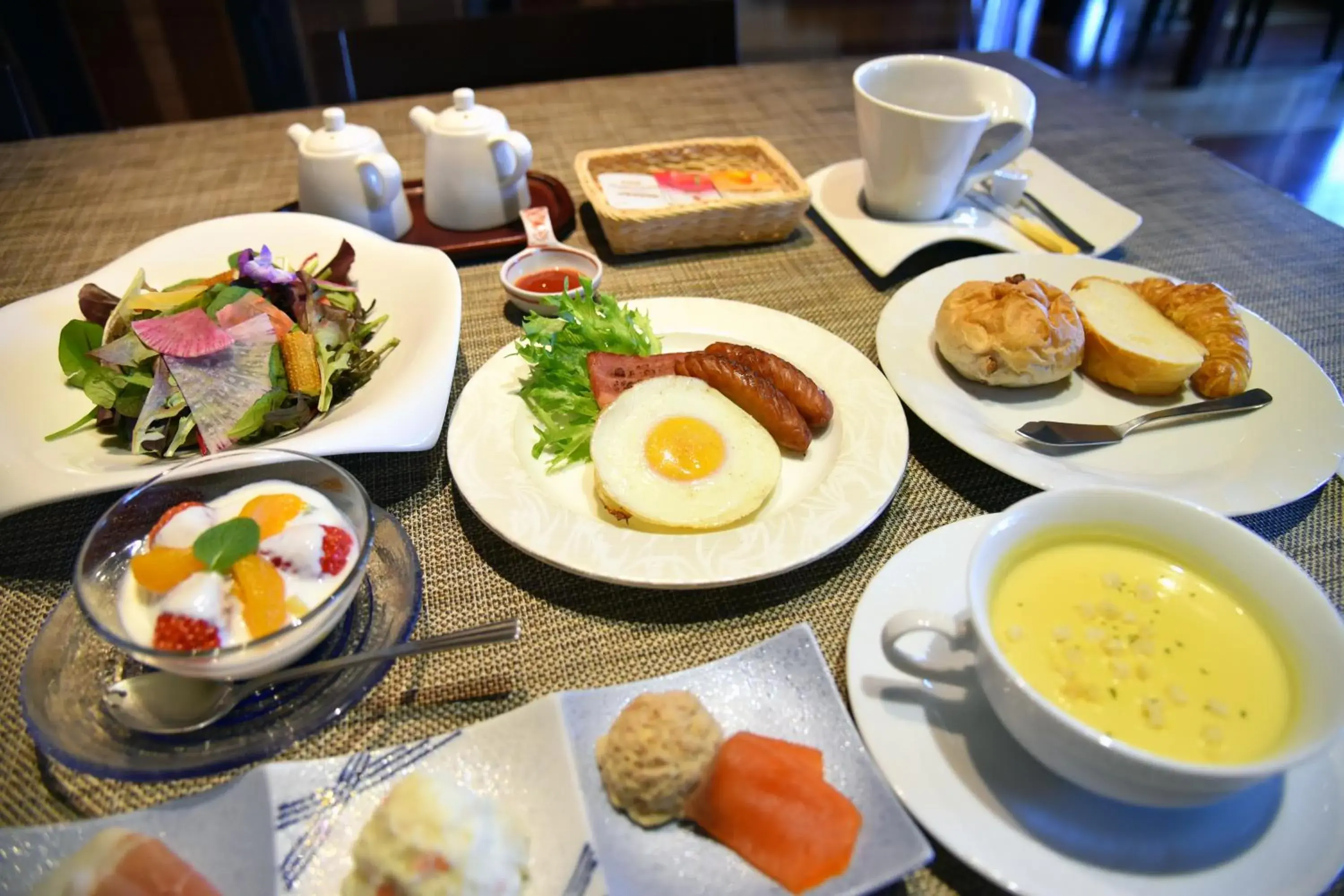 American breakfast, Breakfast in Arima Onsen Taketoritei Maruyama Ryokan