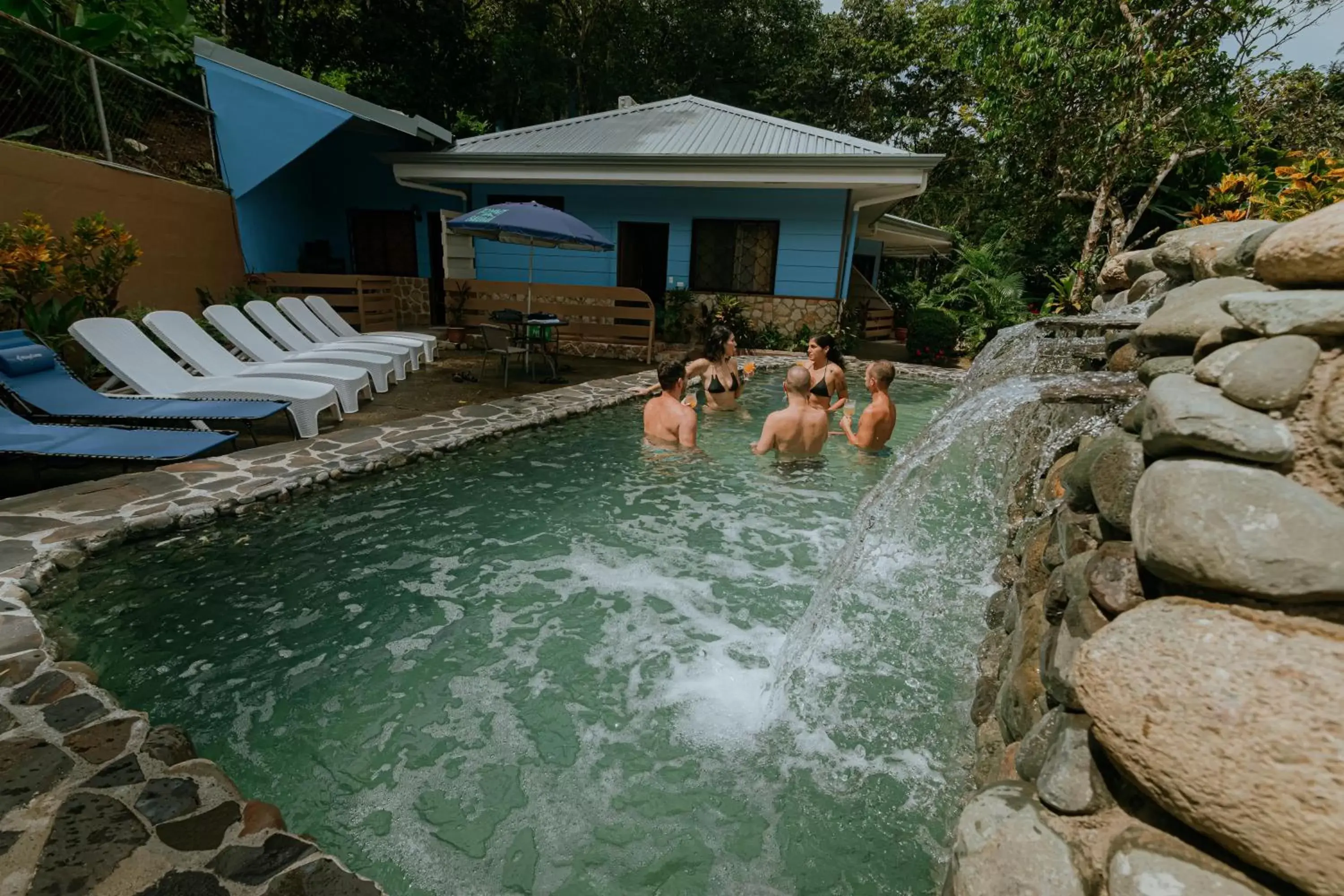 Swimming Pool in Oasis Diverse Adult Retreat