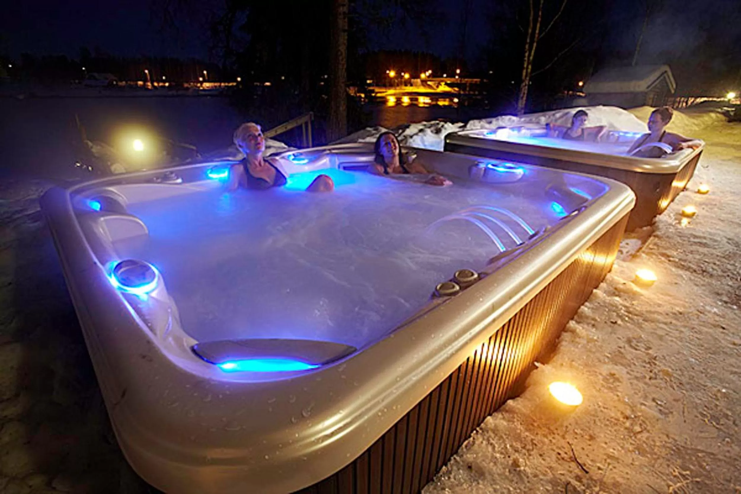 Hot Spring Bath in Varjola Holiday Center