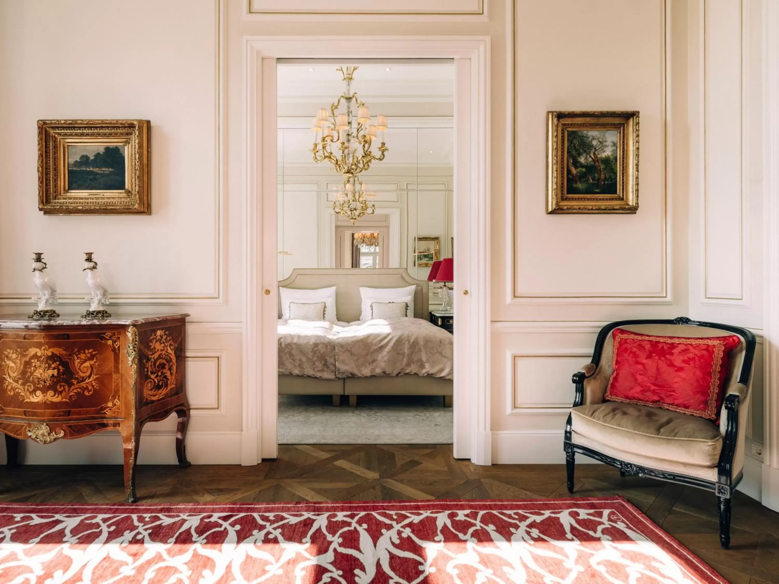 Bed in Hotel Sacher Wien