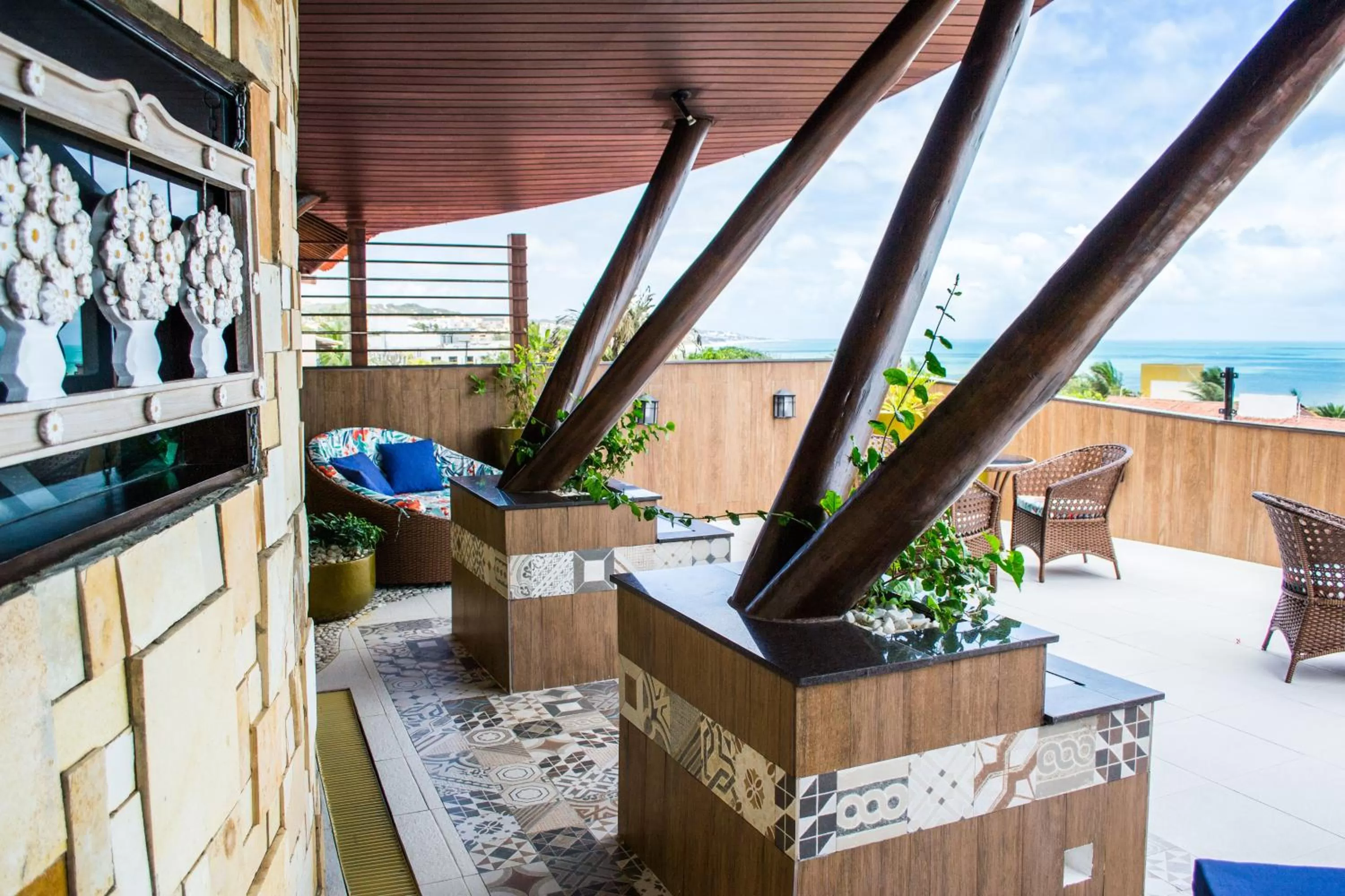 Balcony/Terrace in Divi-Divi Praia Hotel