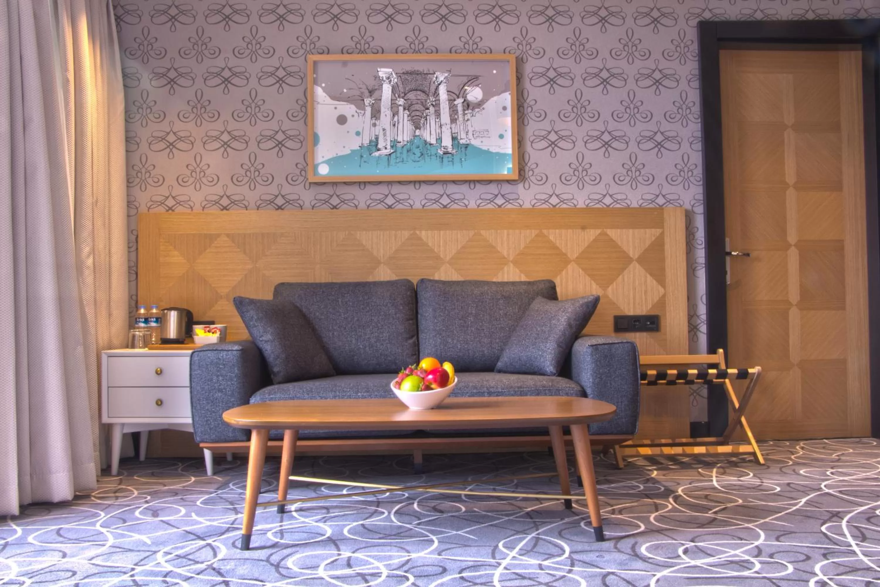 Decorative detail in Four-G Hotel