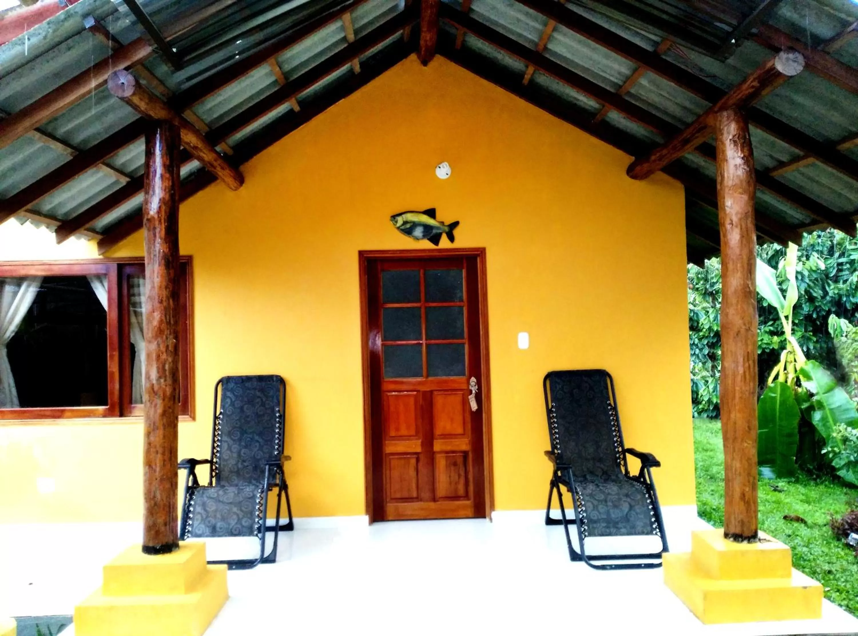 Patio in Cabañas Yakuruna