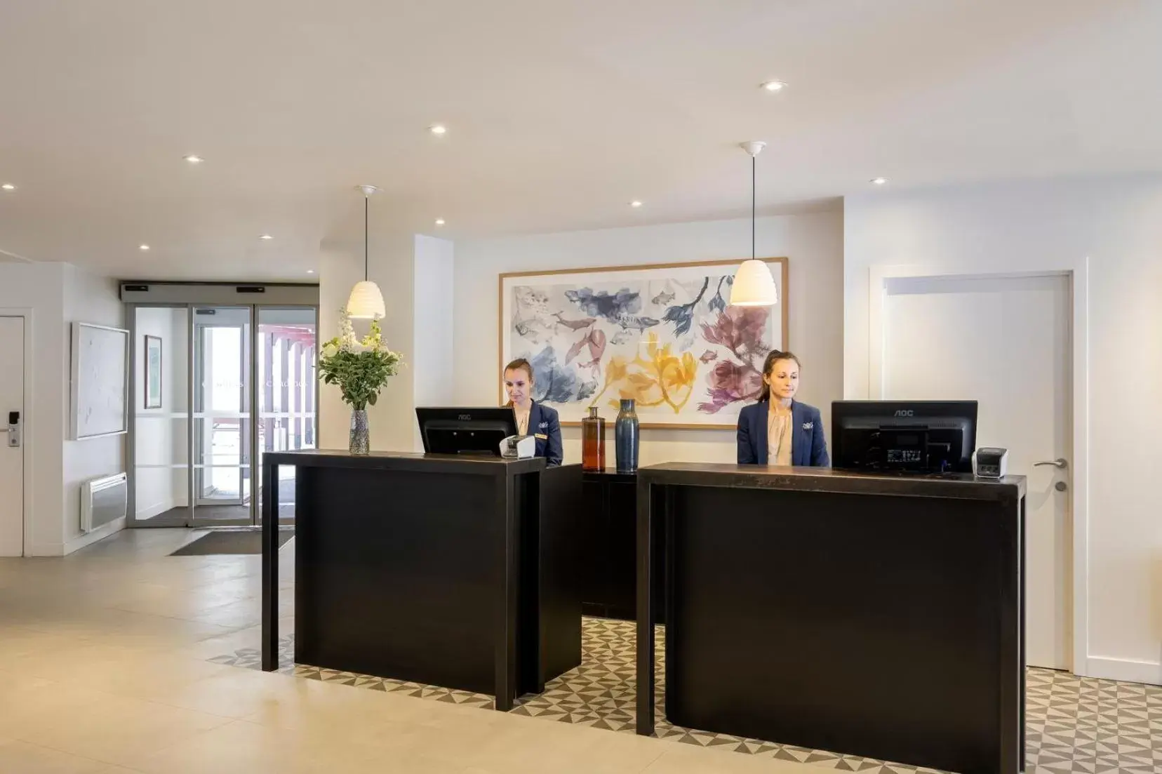 Lobby or reception, Lobby/Reception in Citadines Sainte Catherine Brussels