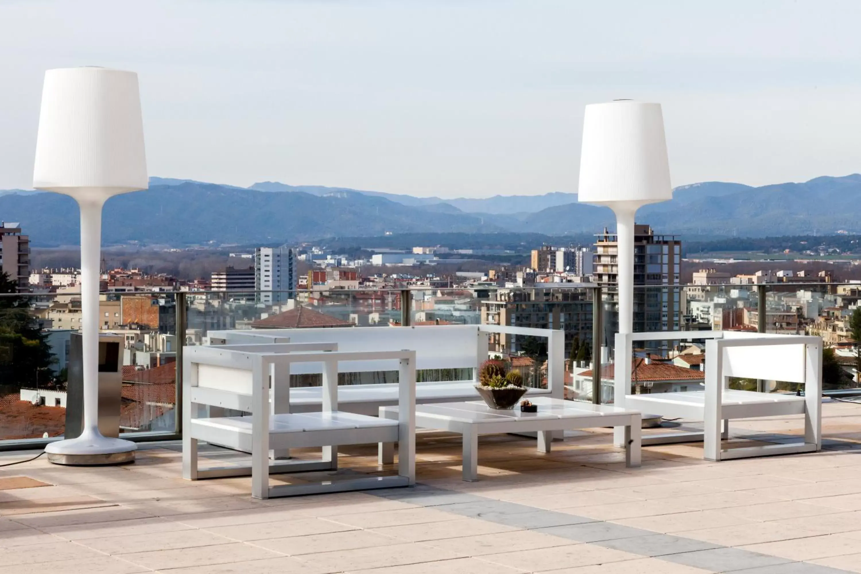 Balcony/Terrace in Hotel Palau de Bellavista Girona by URH