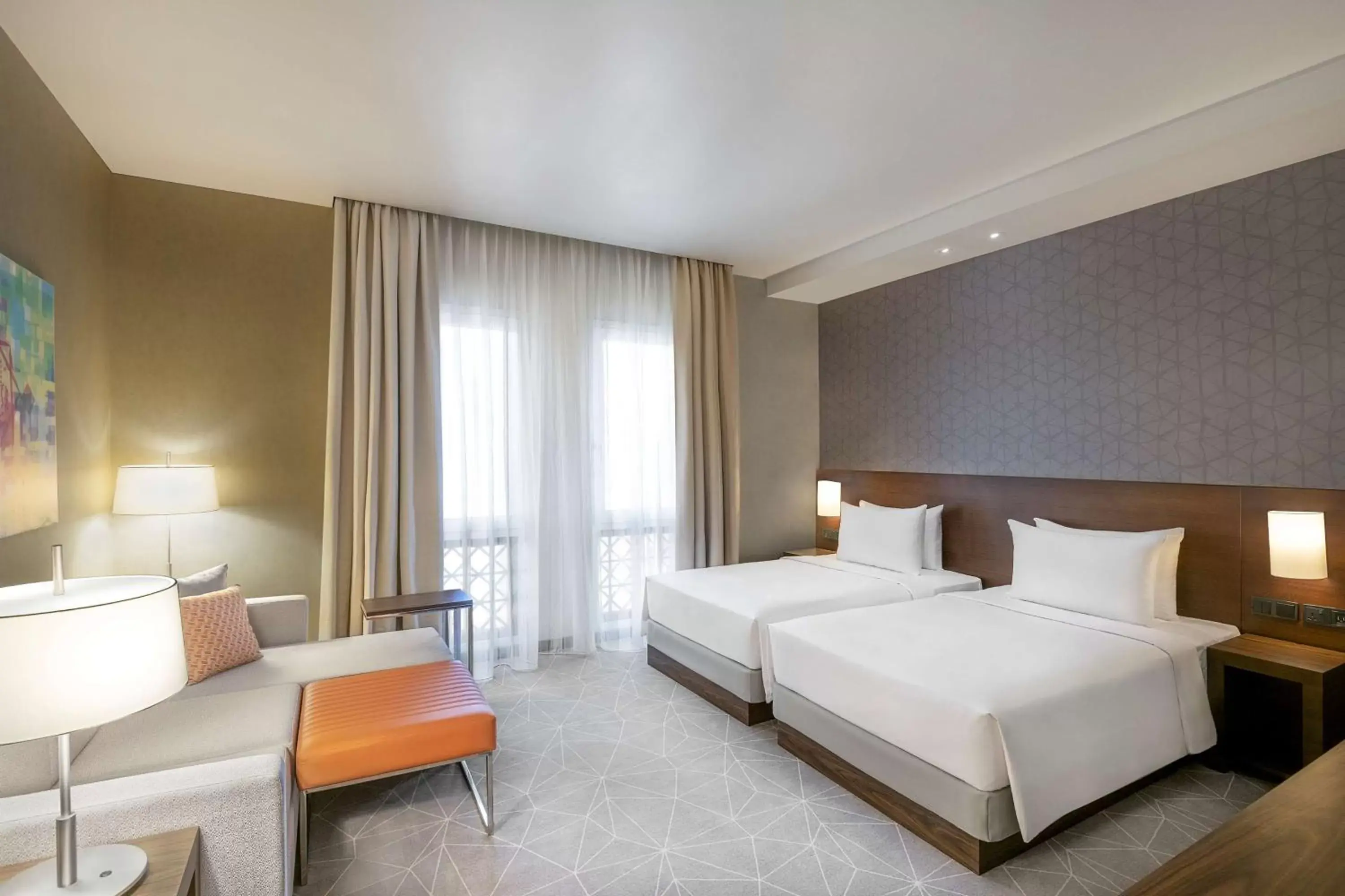 Bedroom, Bed in Hyatt Place Dubai Wasl District