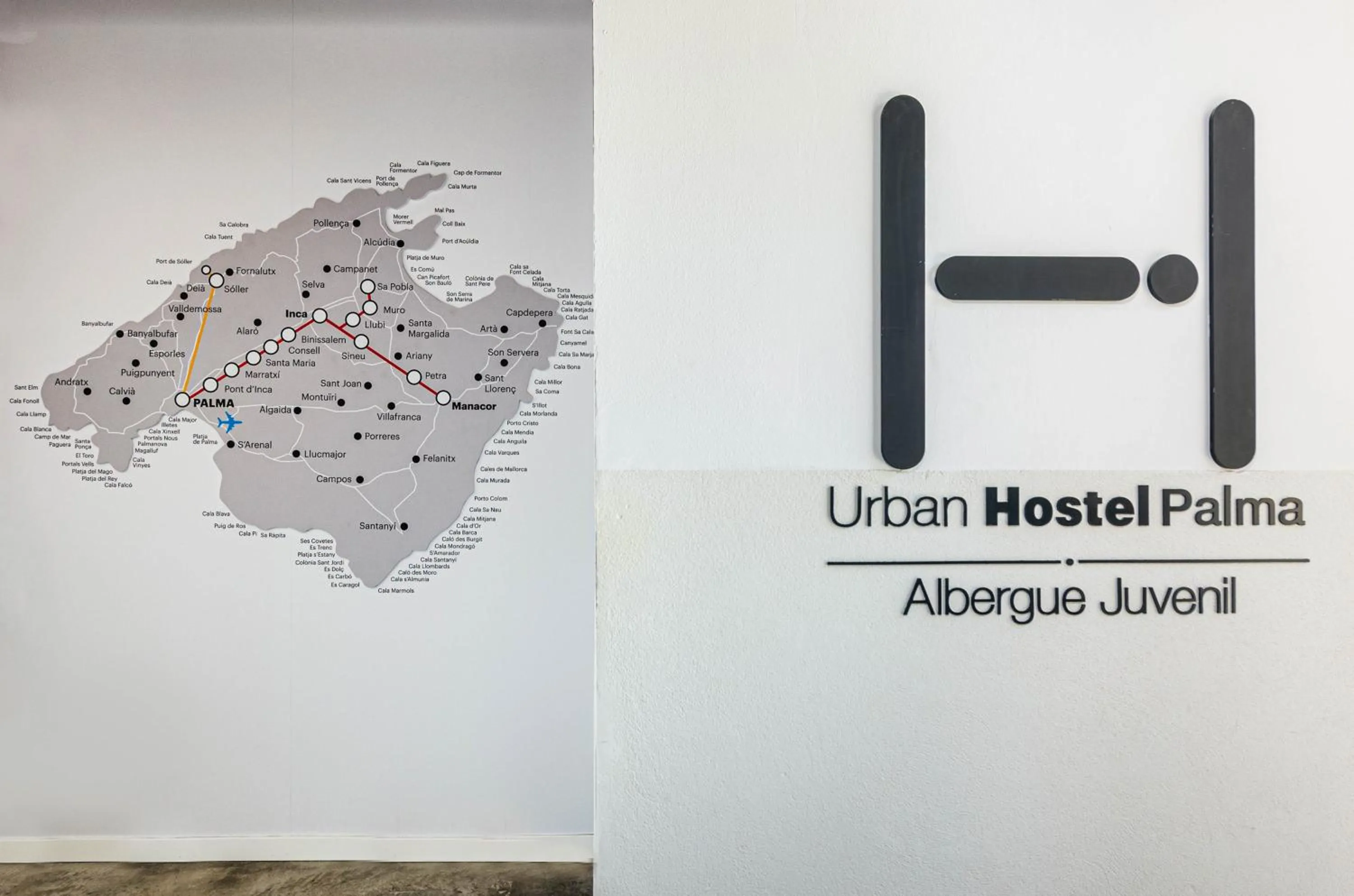 Property building in Urban Hostel Palma - Albergue Juvenil - Youth Hostel