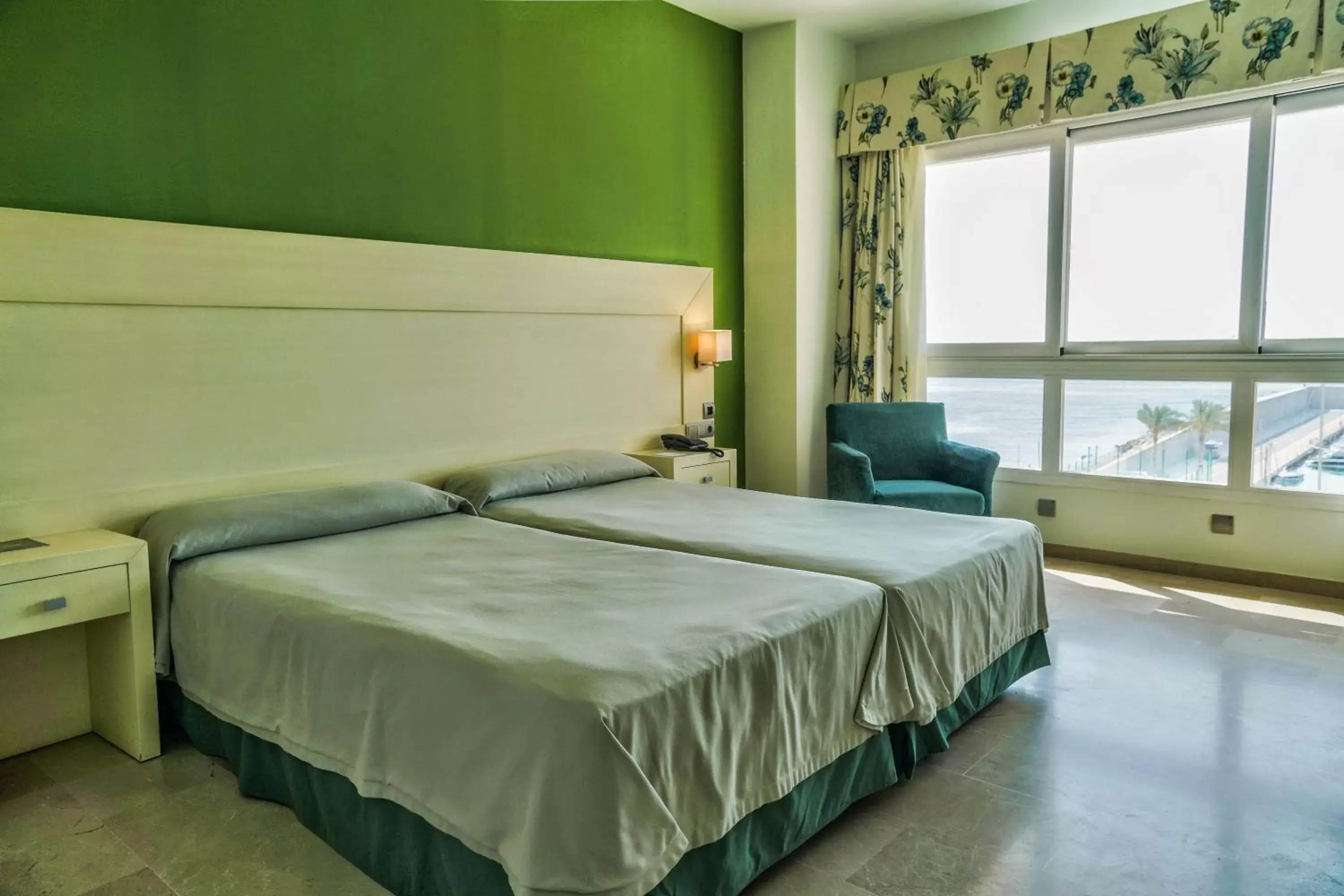 Twin Room with Sea View in Hotel Puerto Juan Montiel Spa & Base Nautica