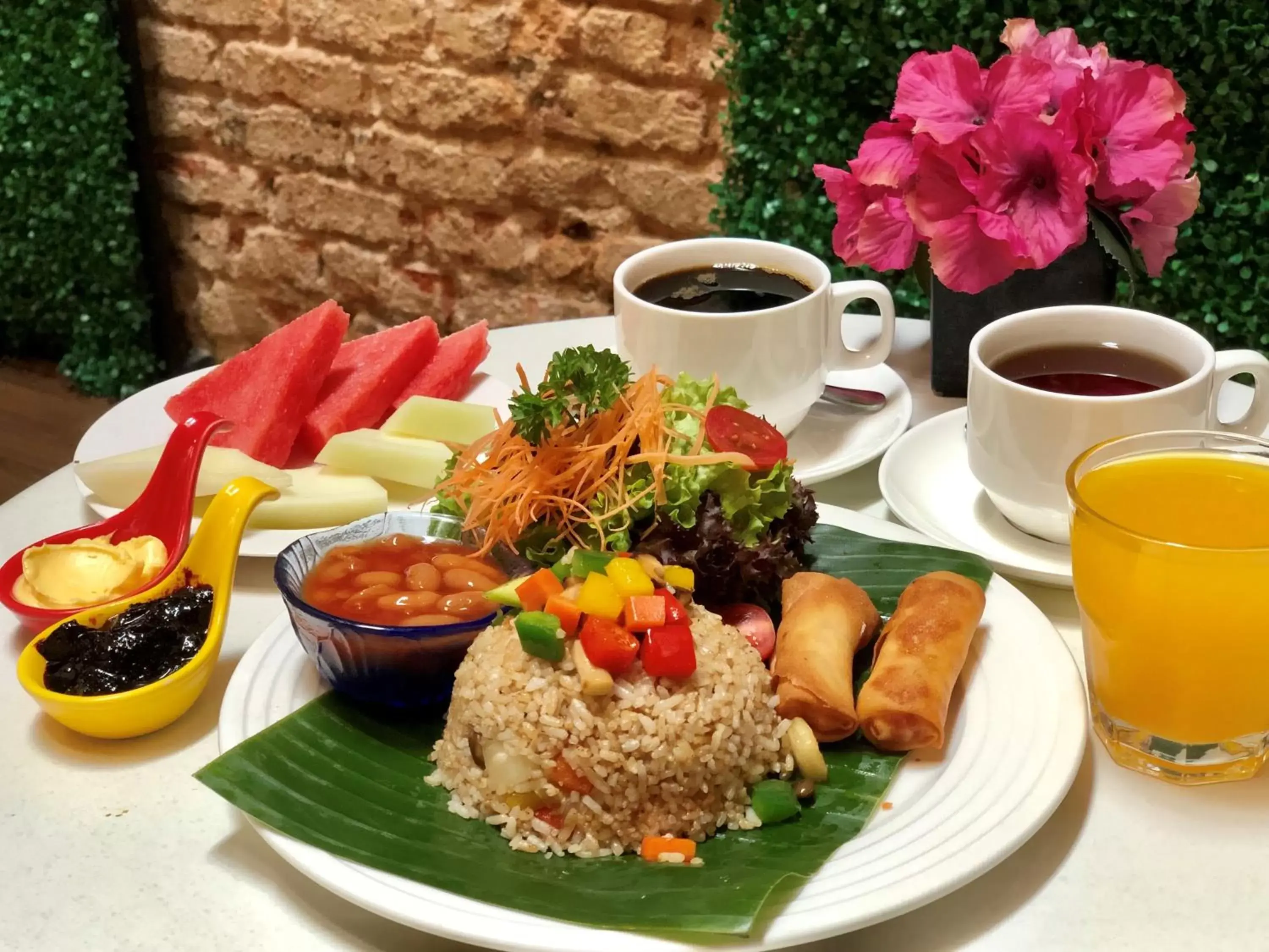 Asian breakfast in Kimberley Hotel Georgetown