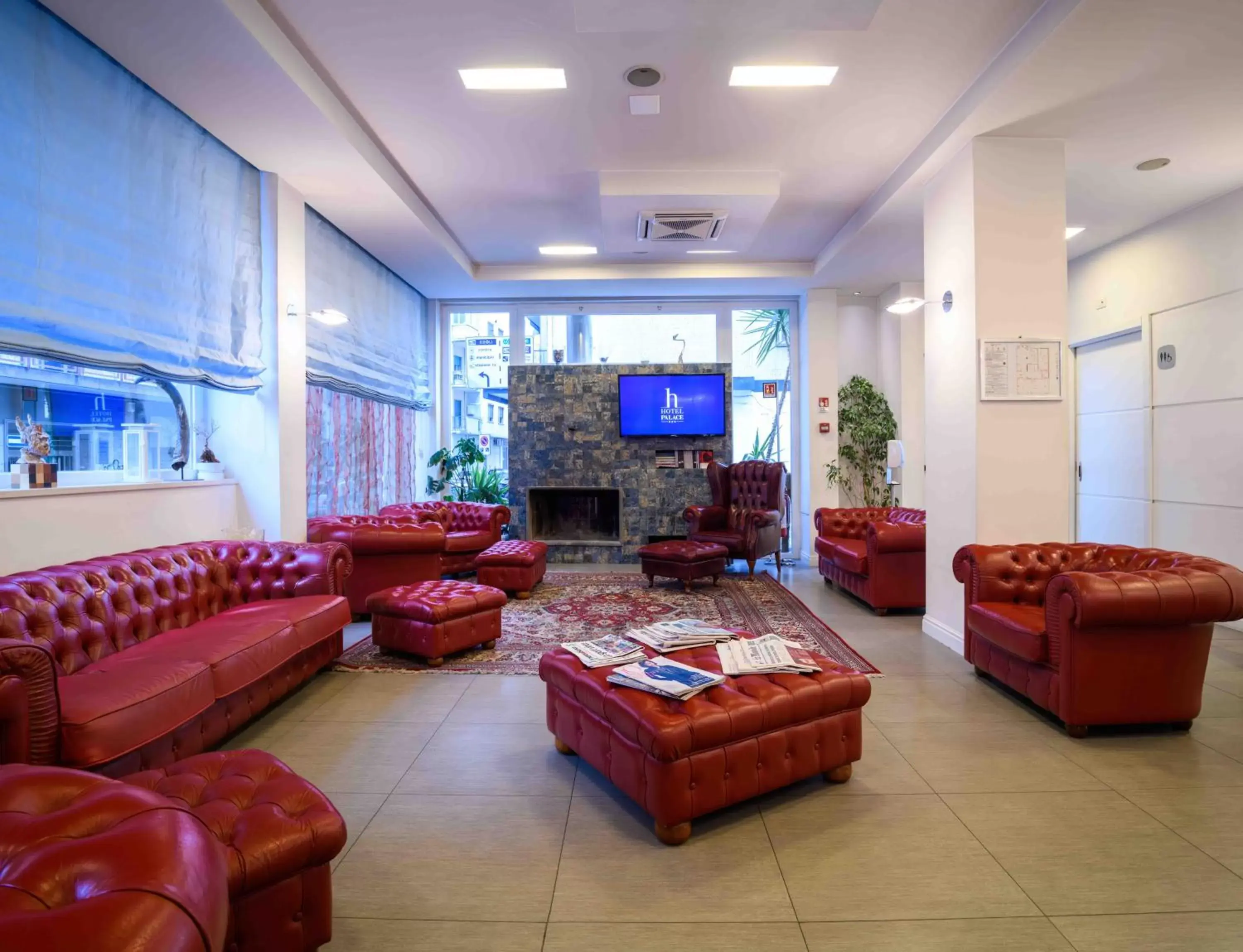 Communal lounge/ TV room, Seating Area in Hotel Palace