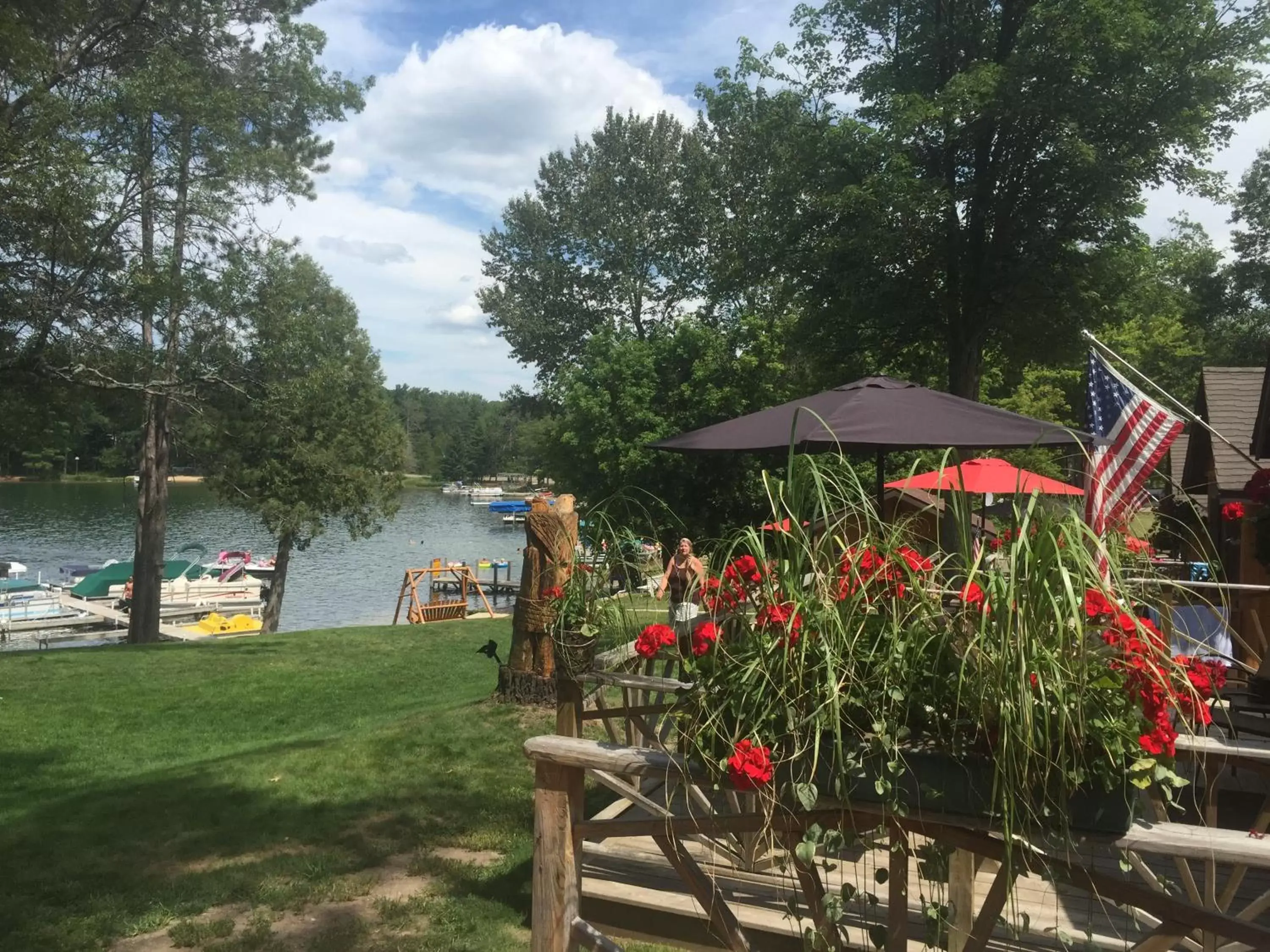 Lake view, Garden in Clear Lake Resort